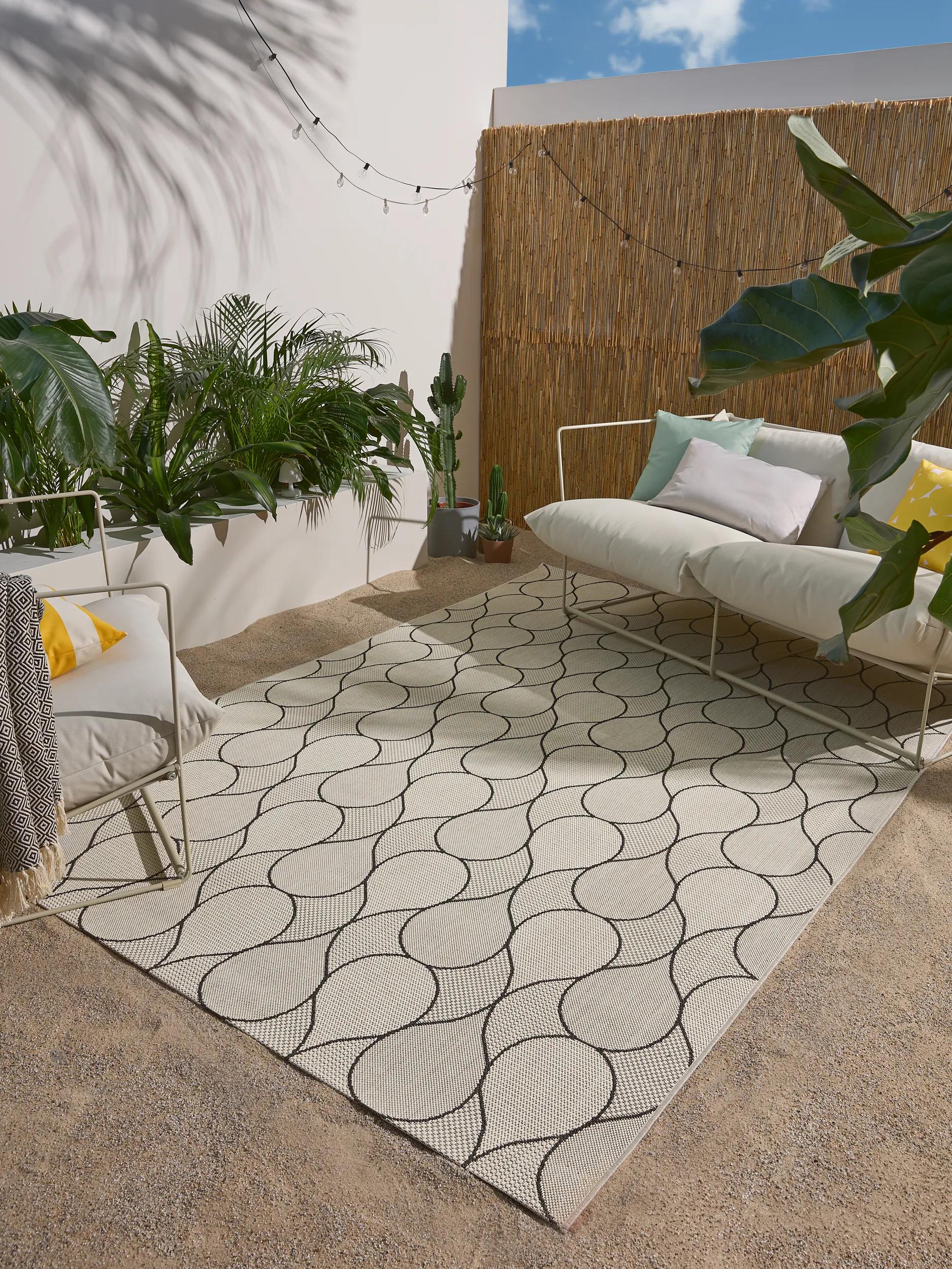 In- & Outdoor Rug Metro White