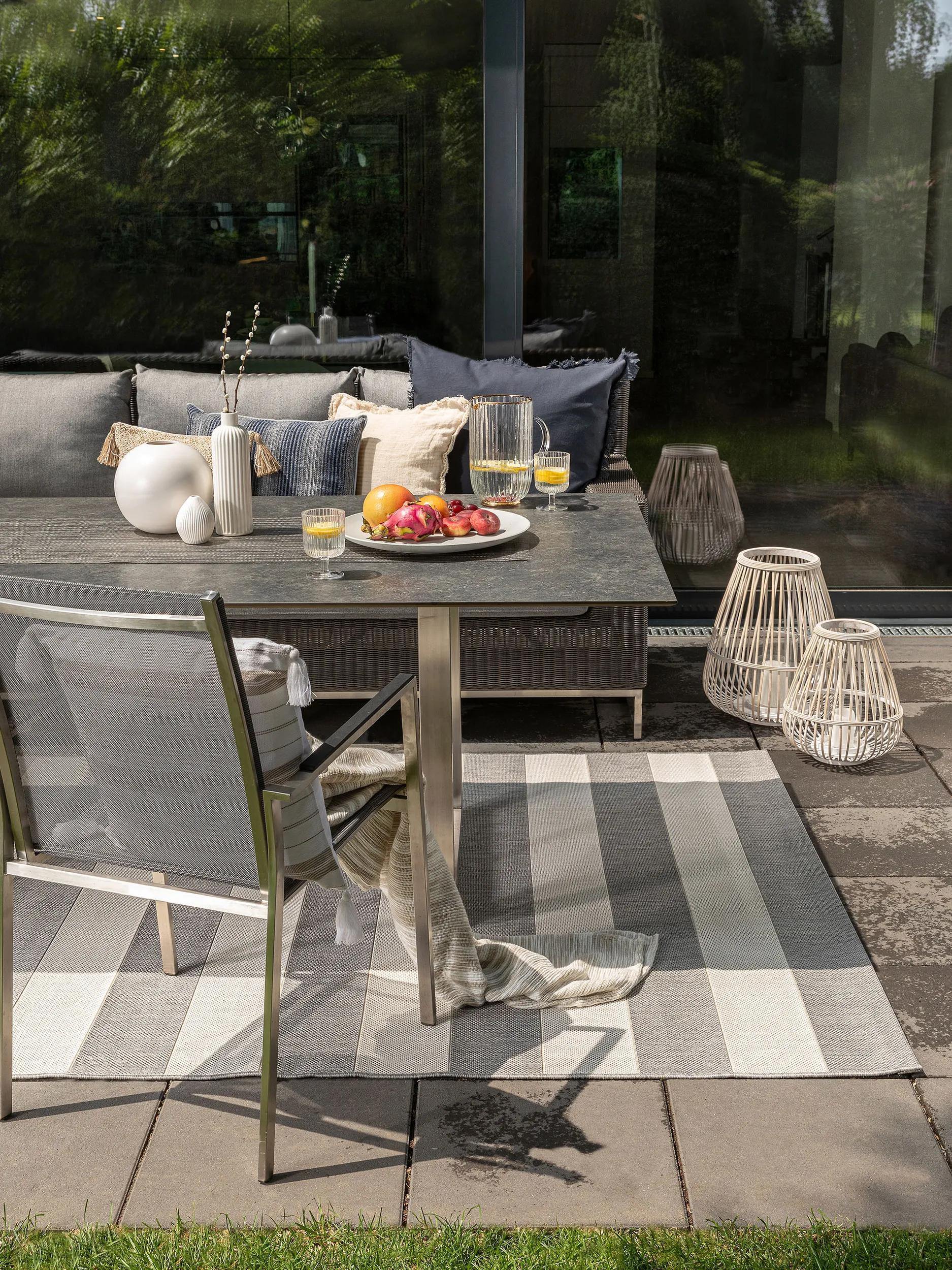 In- & Outdoor Rug Metro Grey
