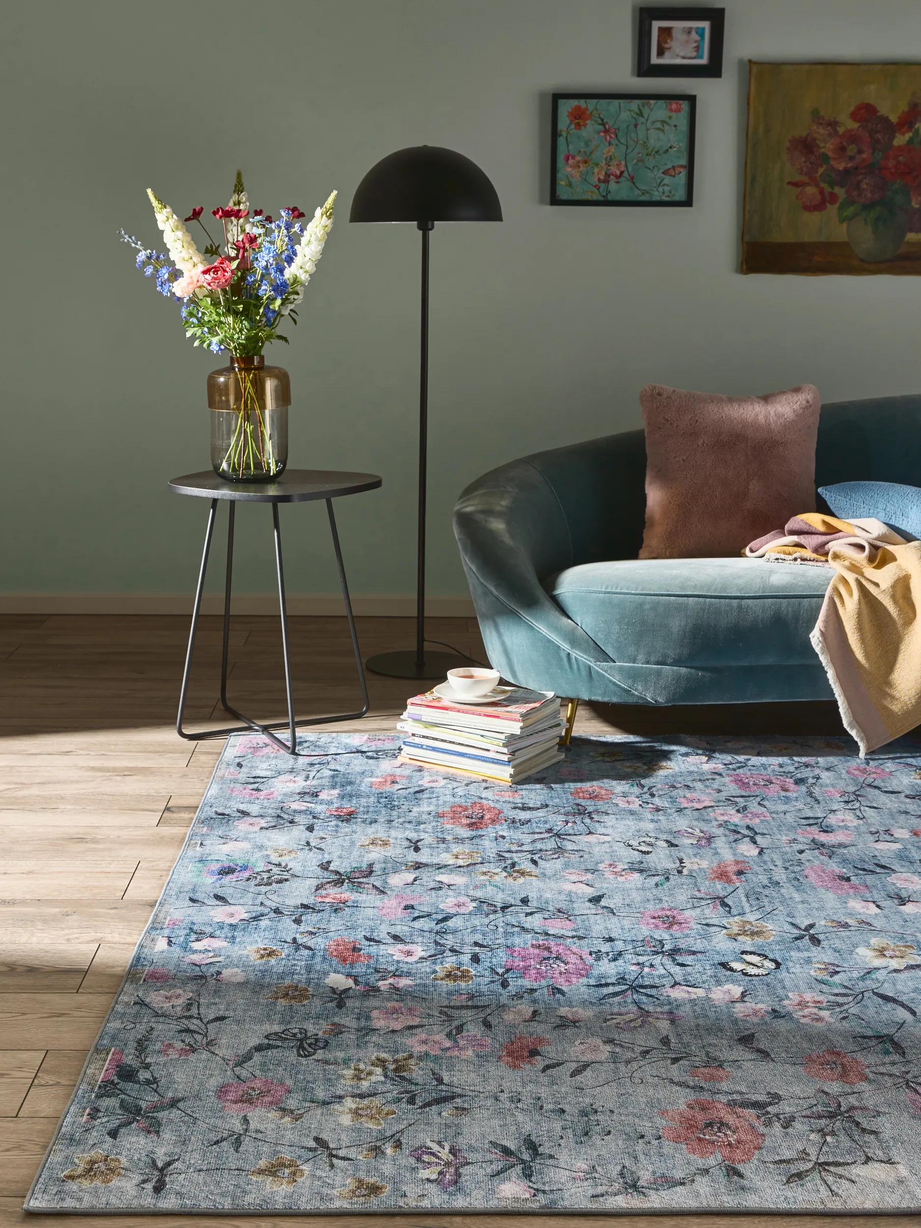 Washable Rug Milly Multicolour/Blue