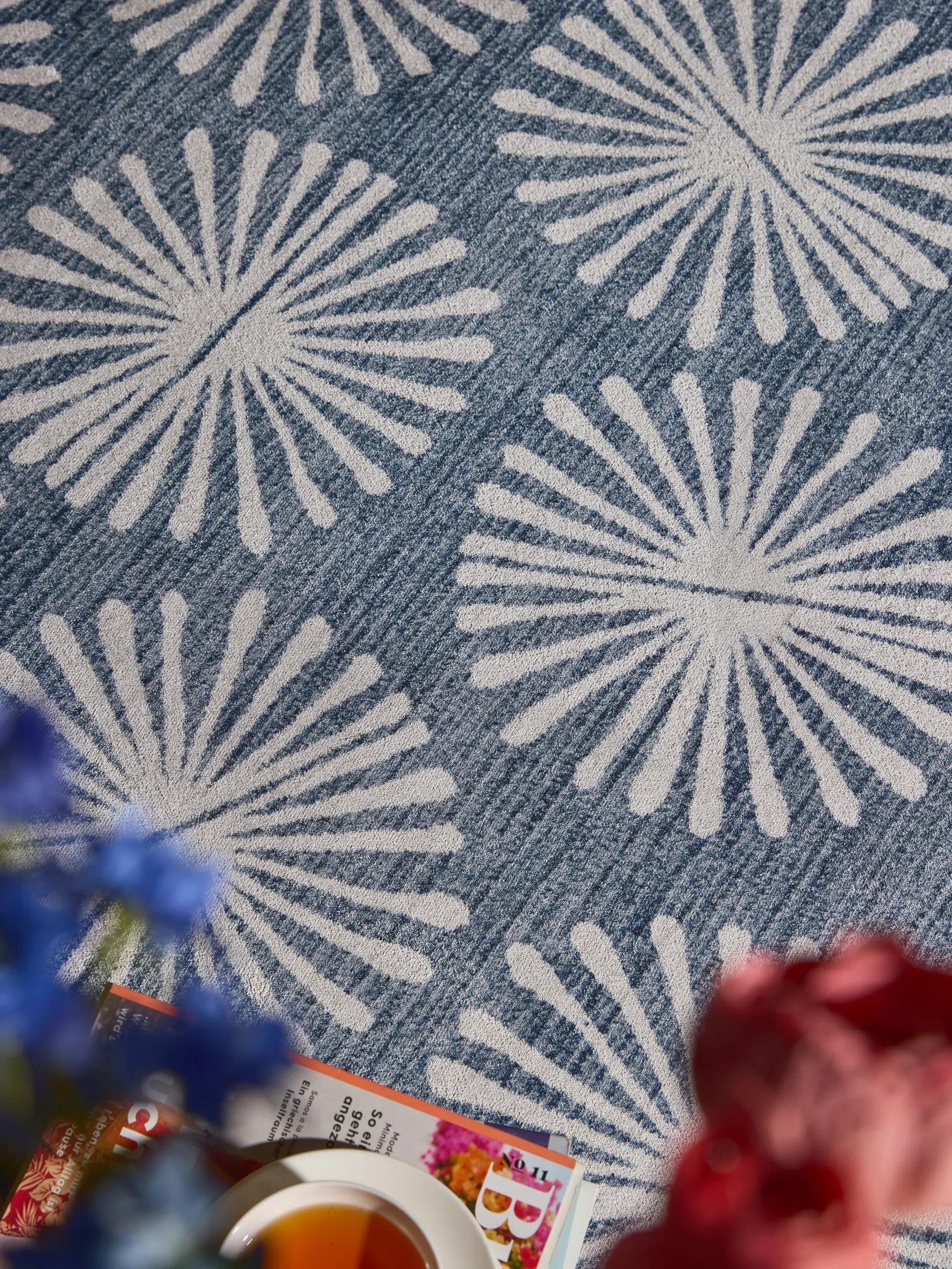 Washable Rug Milly Charcoal/Blue