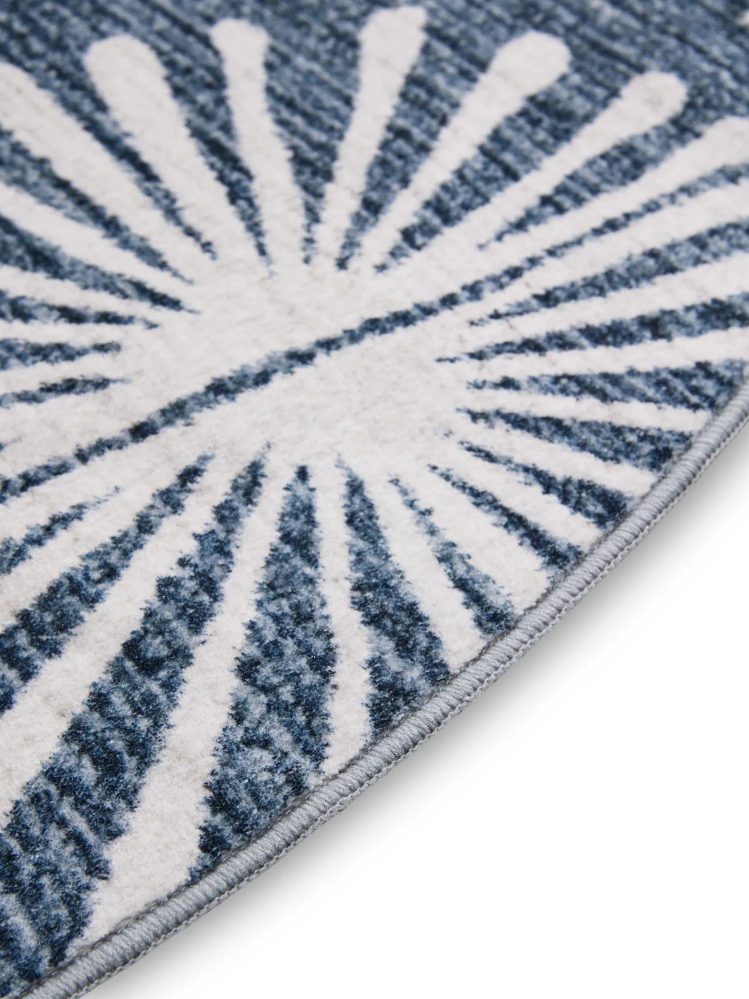 Washable Rug Milly Charcoal/Blue