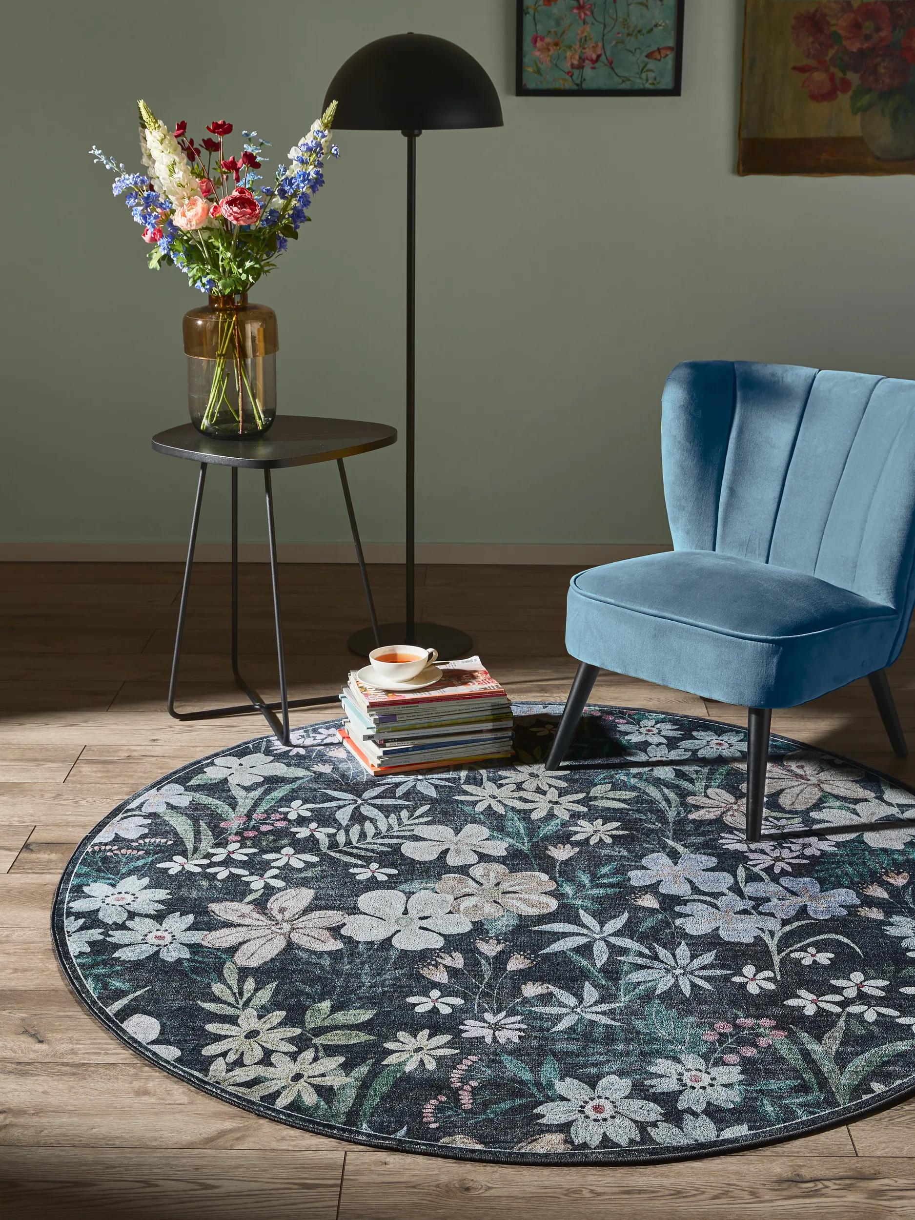 Washable Rug Milly Multicolour/Black