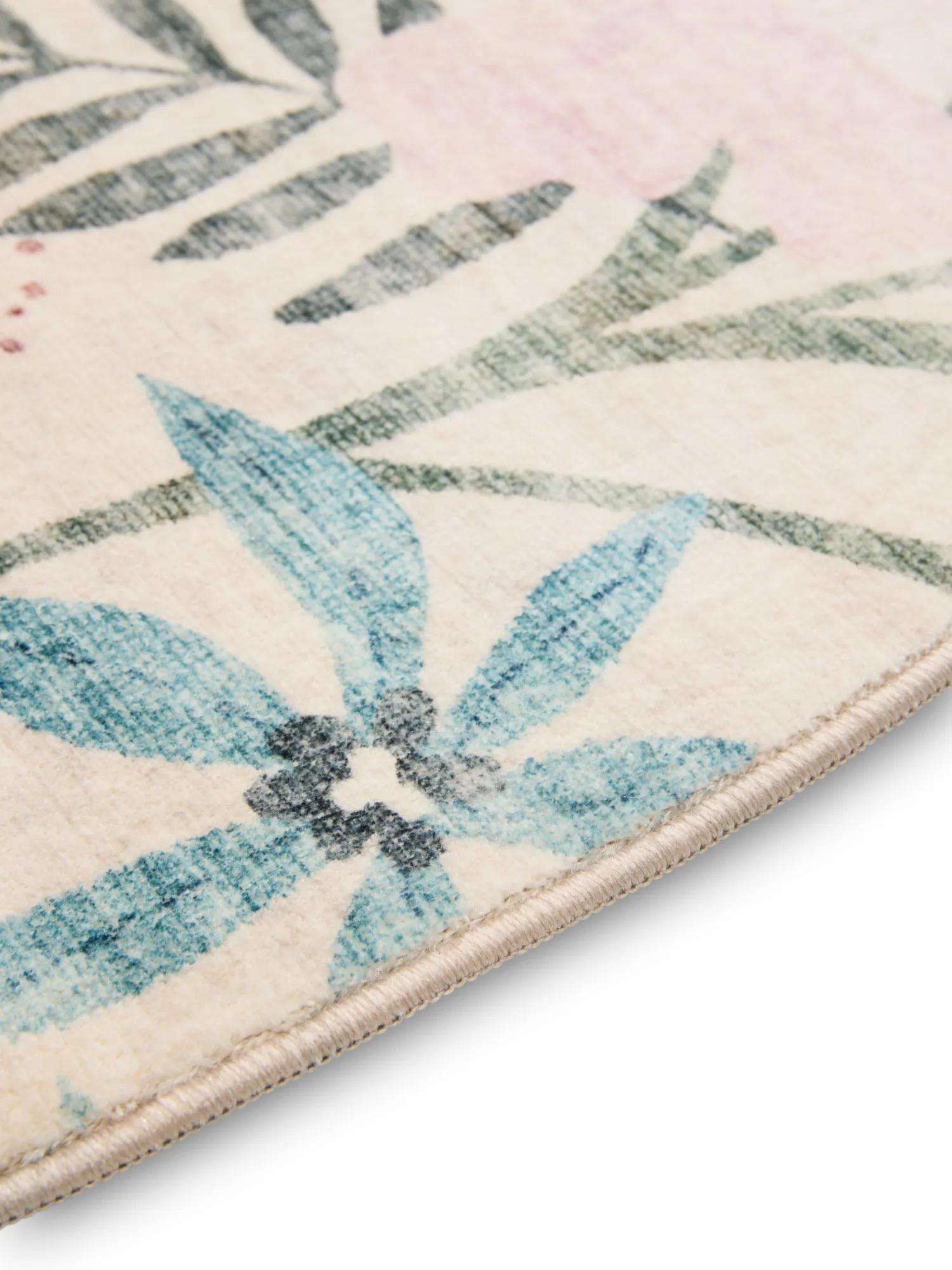 Waschbarer Teppich Milly Mehrfarbig/Weiß