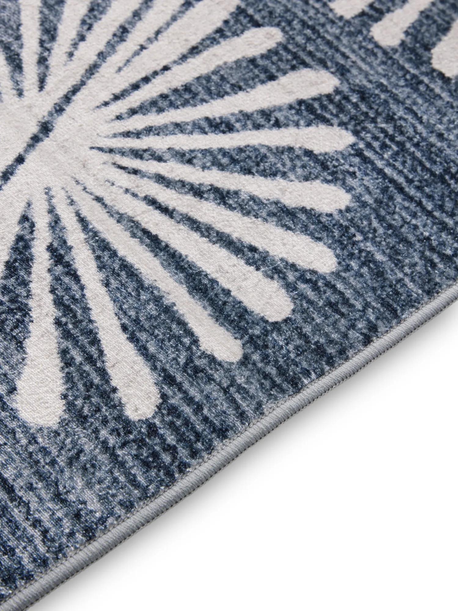 Washable Rug Milly Charcoal/Blue