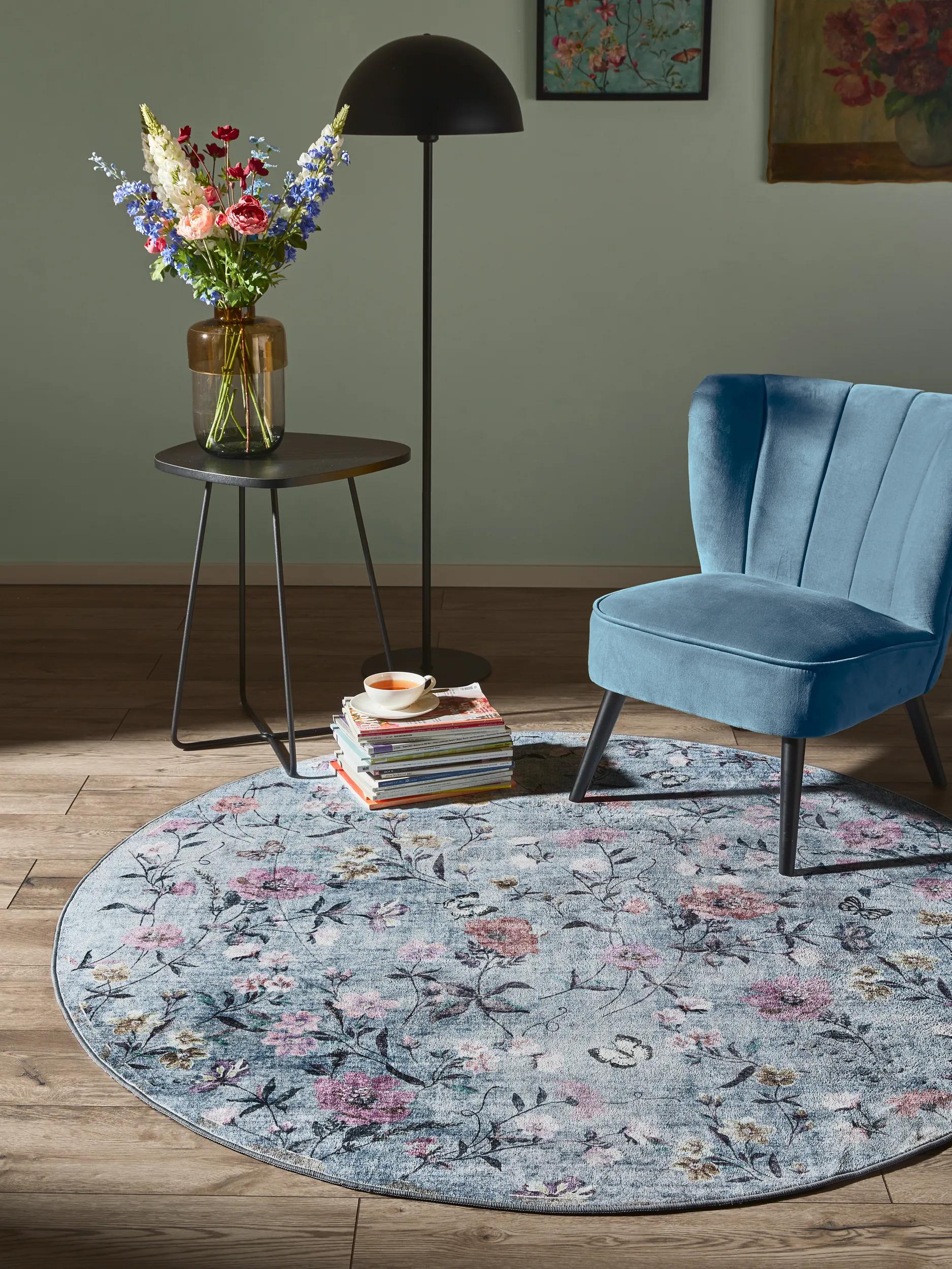 Washable Rug Milly Multicolour/Blue