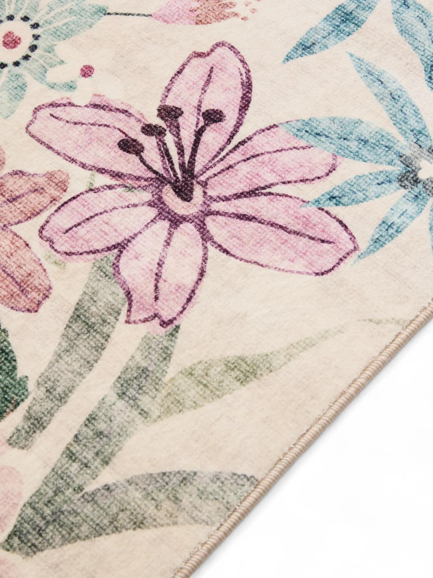 Washable Rug Milly Multicolour/White