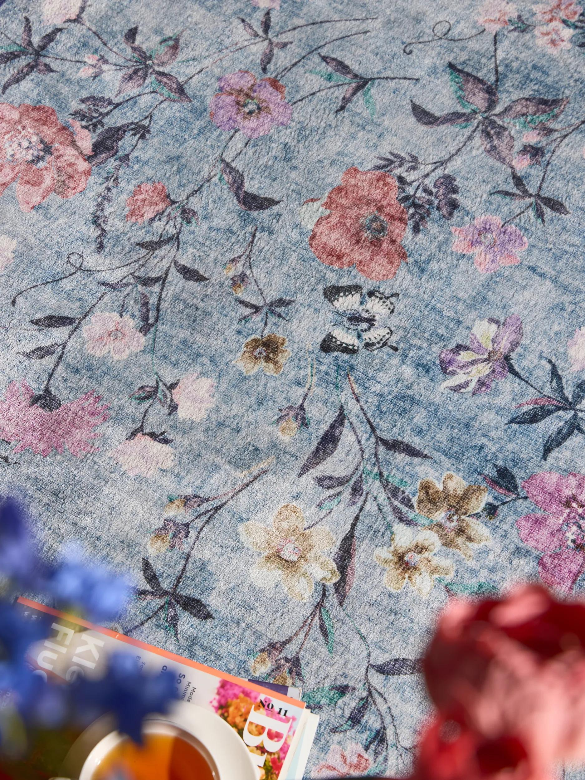 Washable Rug Milly Multicolour/Blue