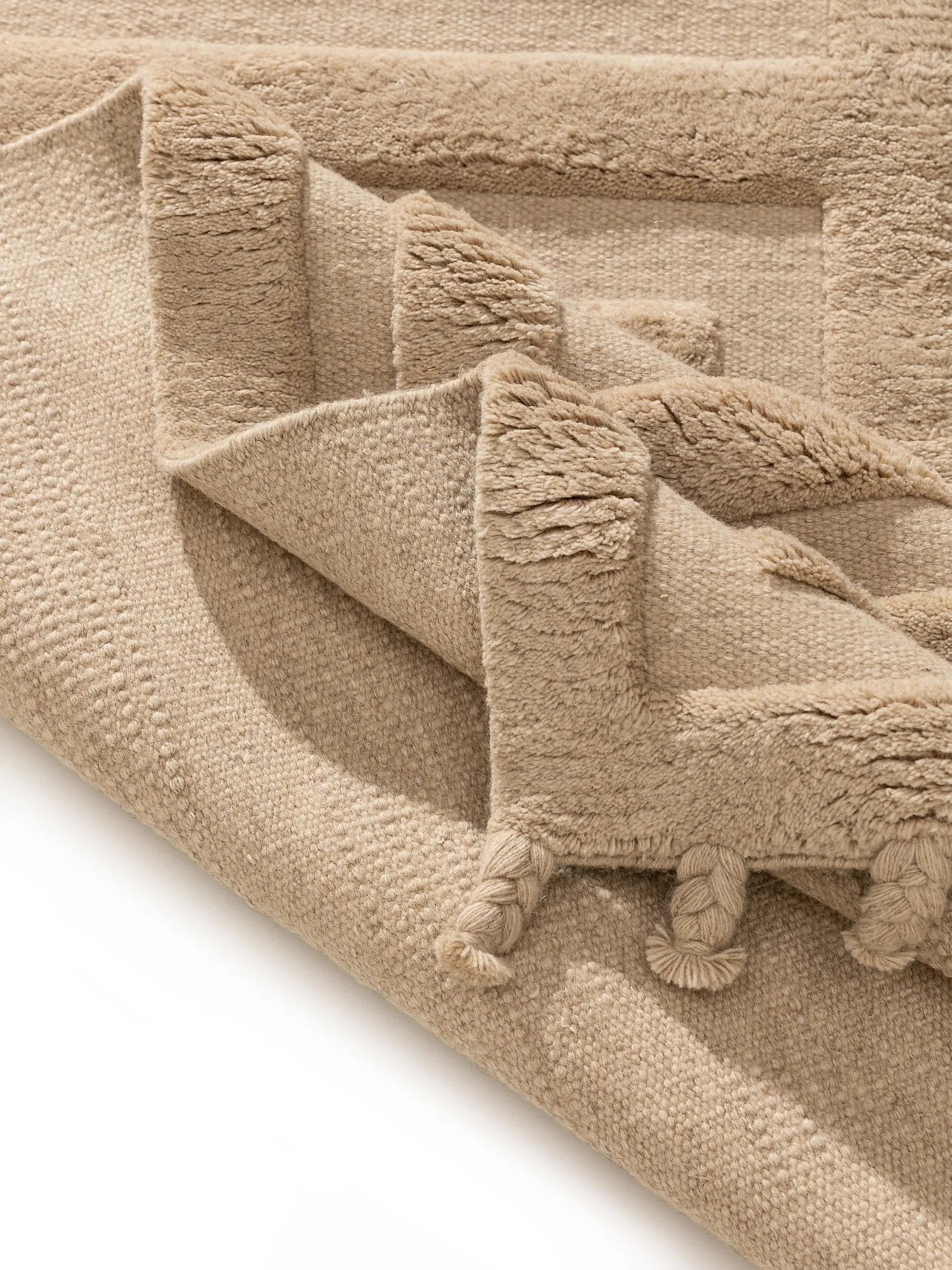 Wool Rug Minos Beige