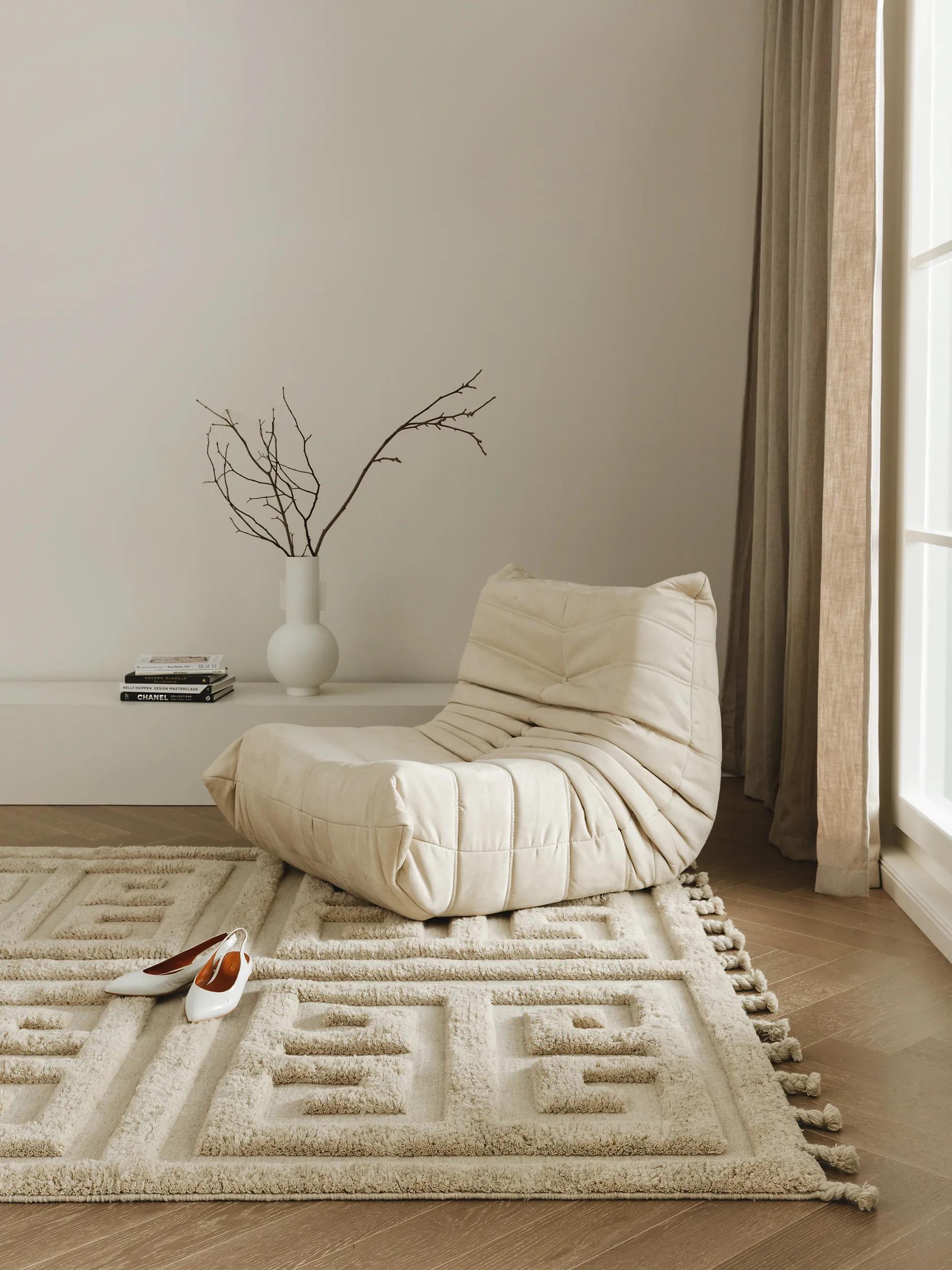 Wool Rug Minos Cream
