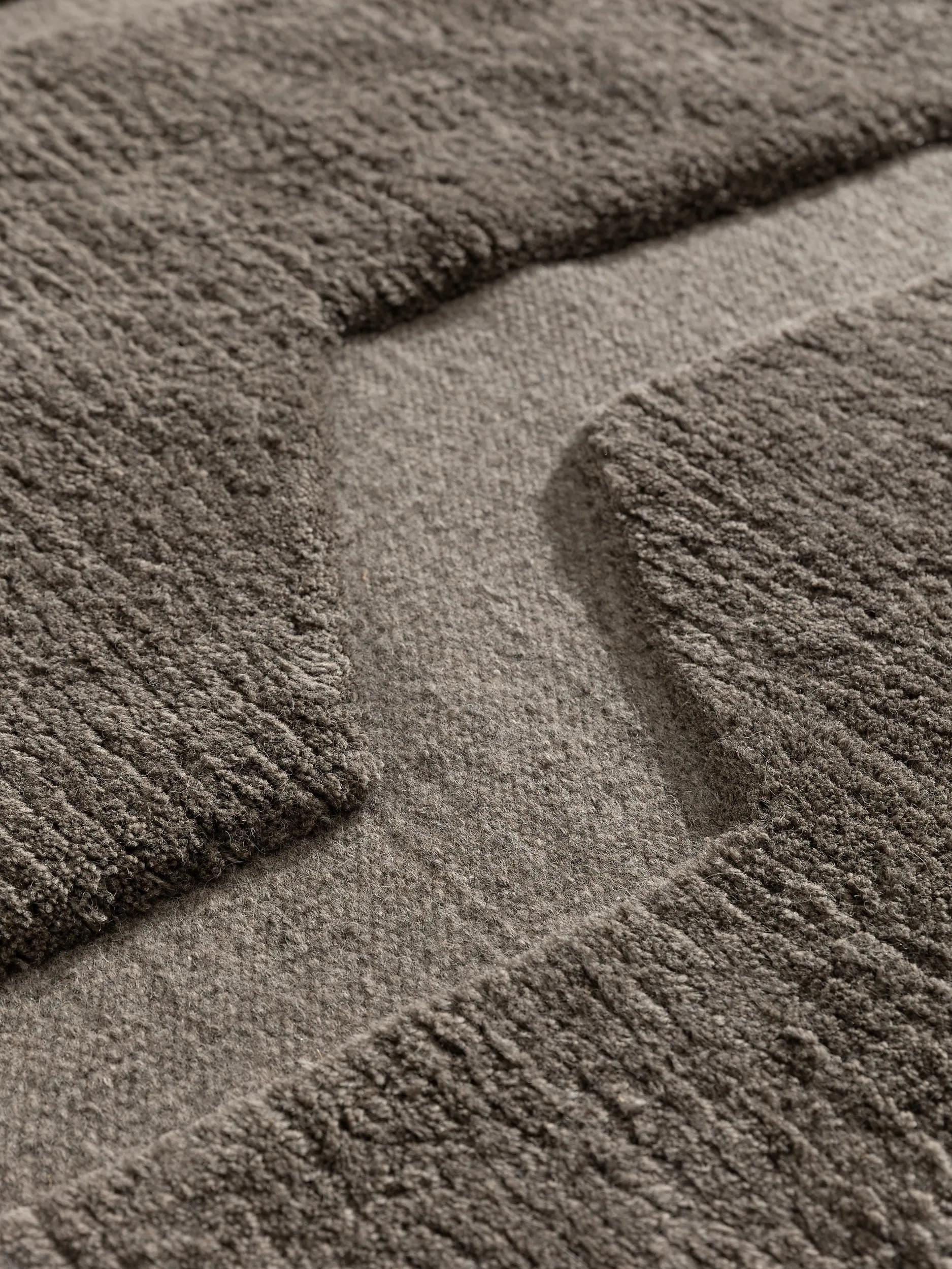 Wool Rug Minos Grey
