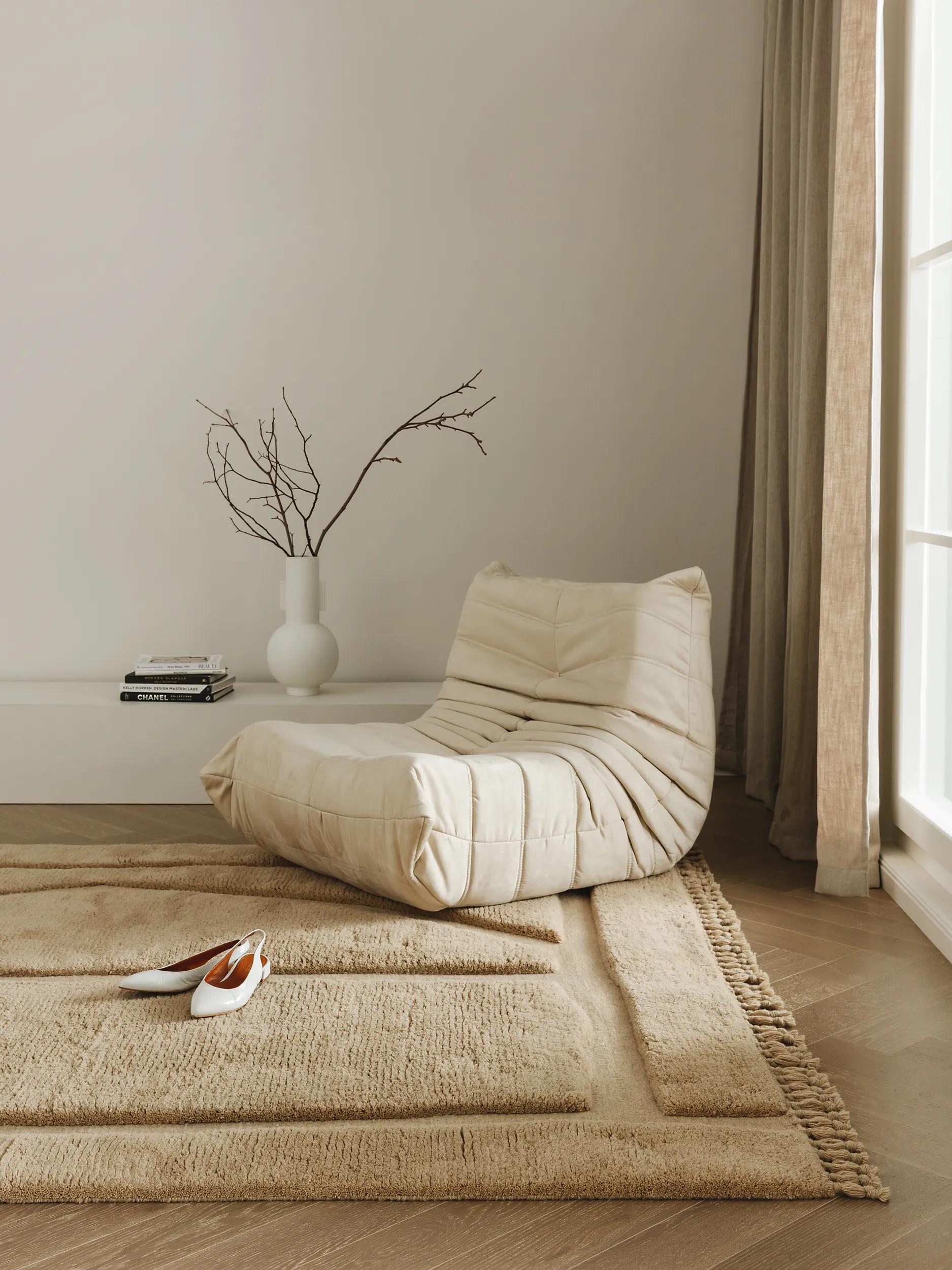Wool Rug Minos Beige