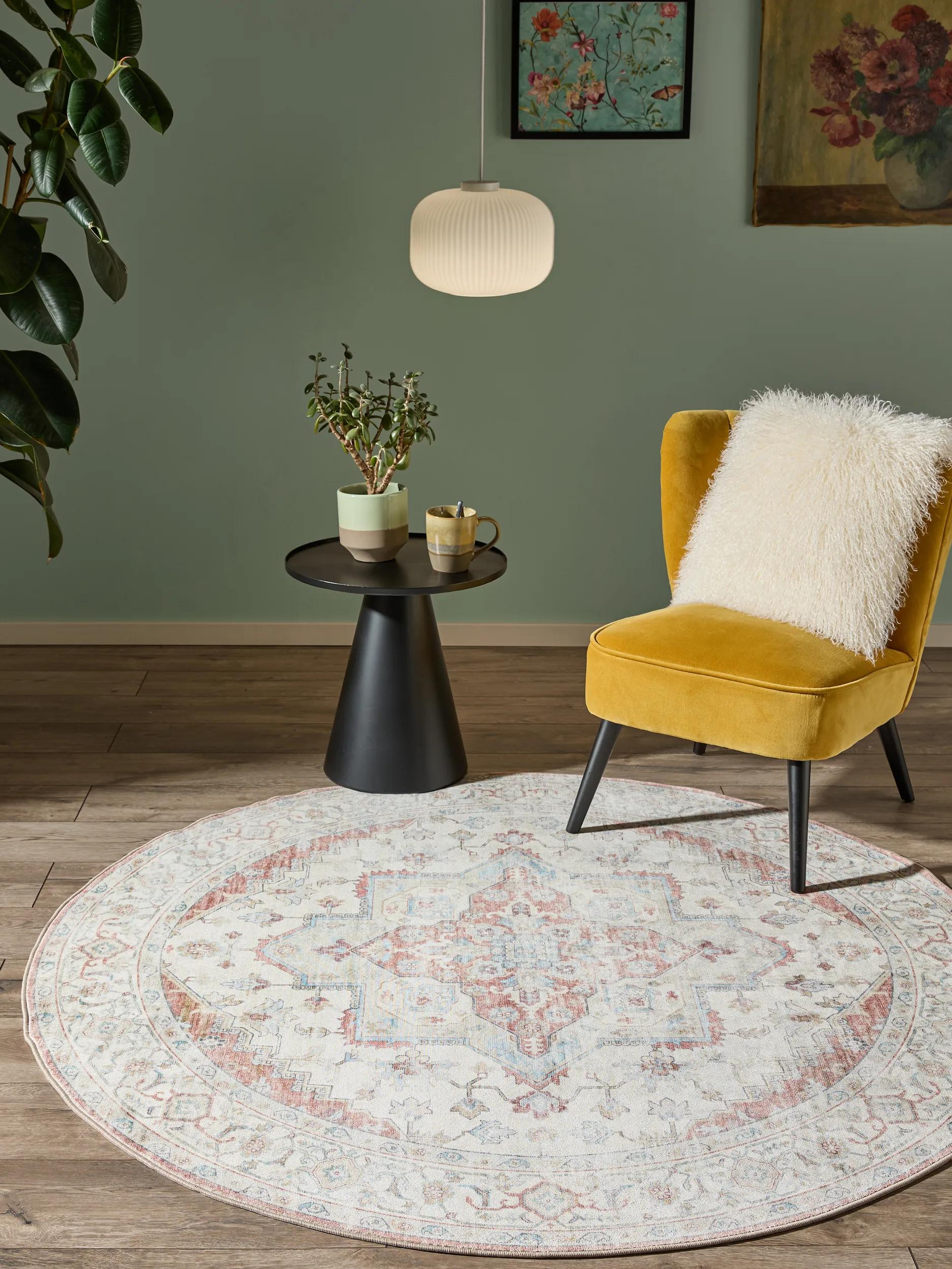 Washable Rug Miray Multicolour/Red