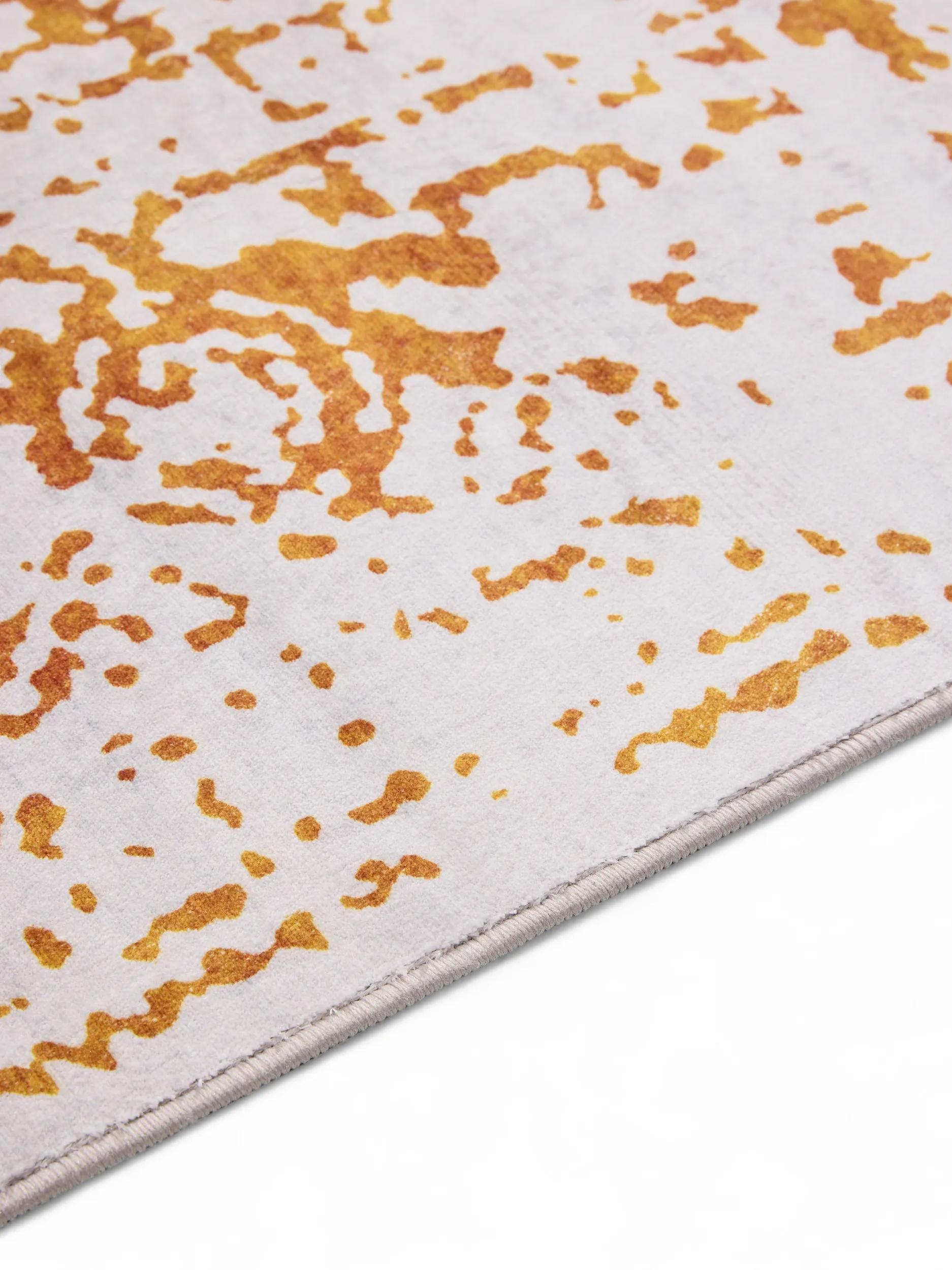 Washable Rug Miray Grey/Orange