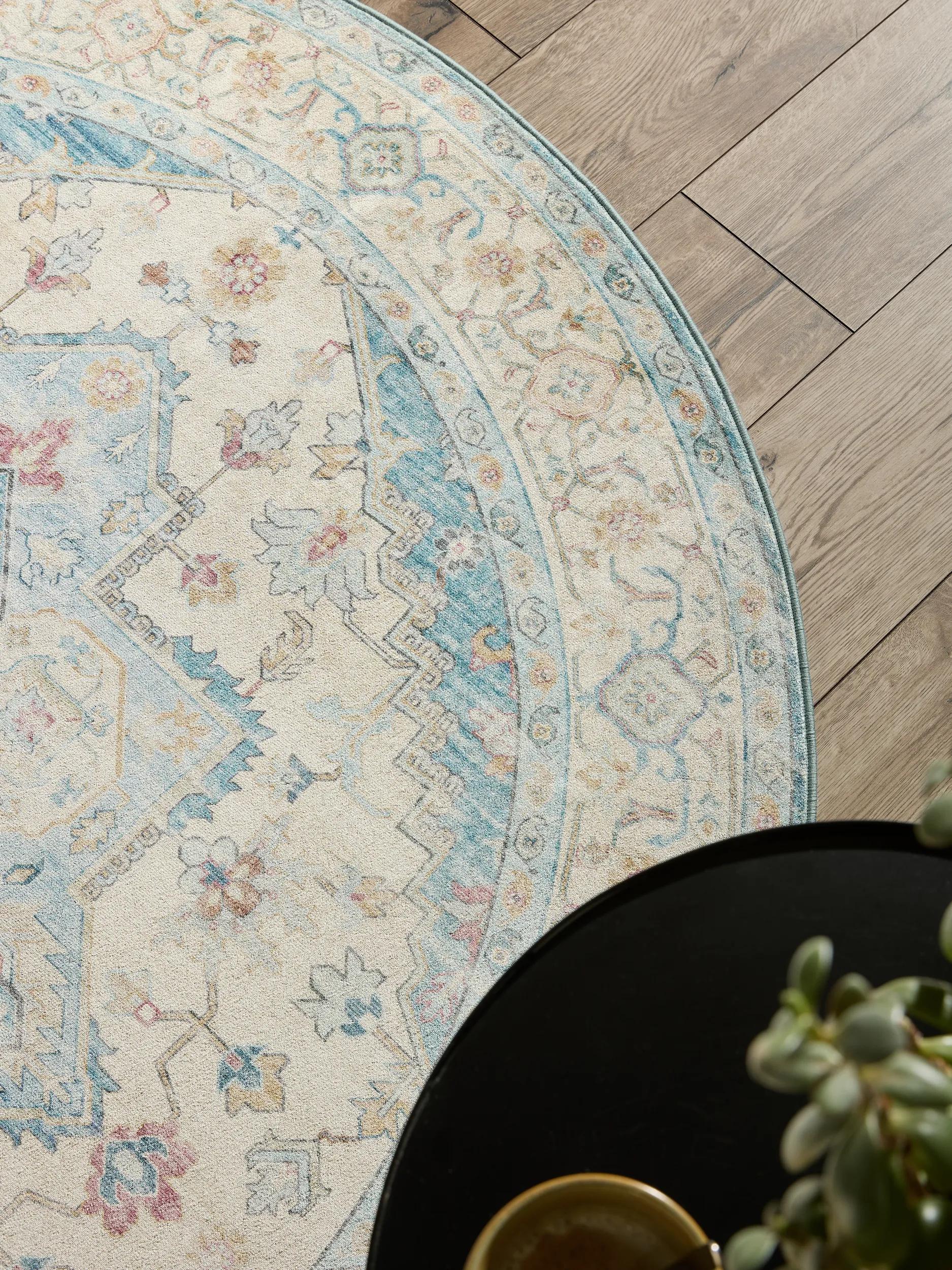 Washable Rug Miray Multicolour/Blue