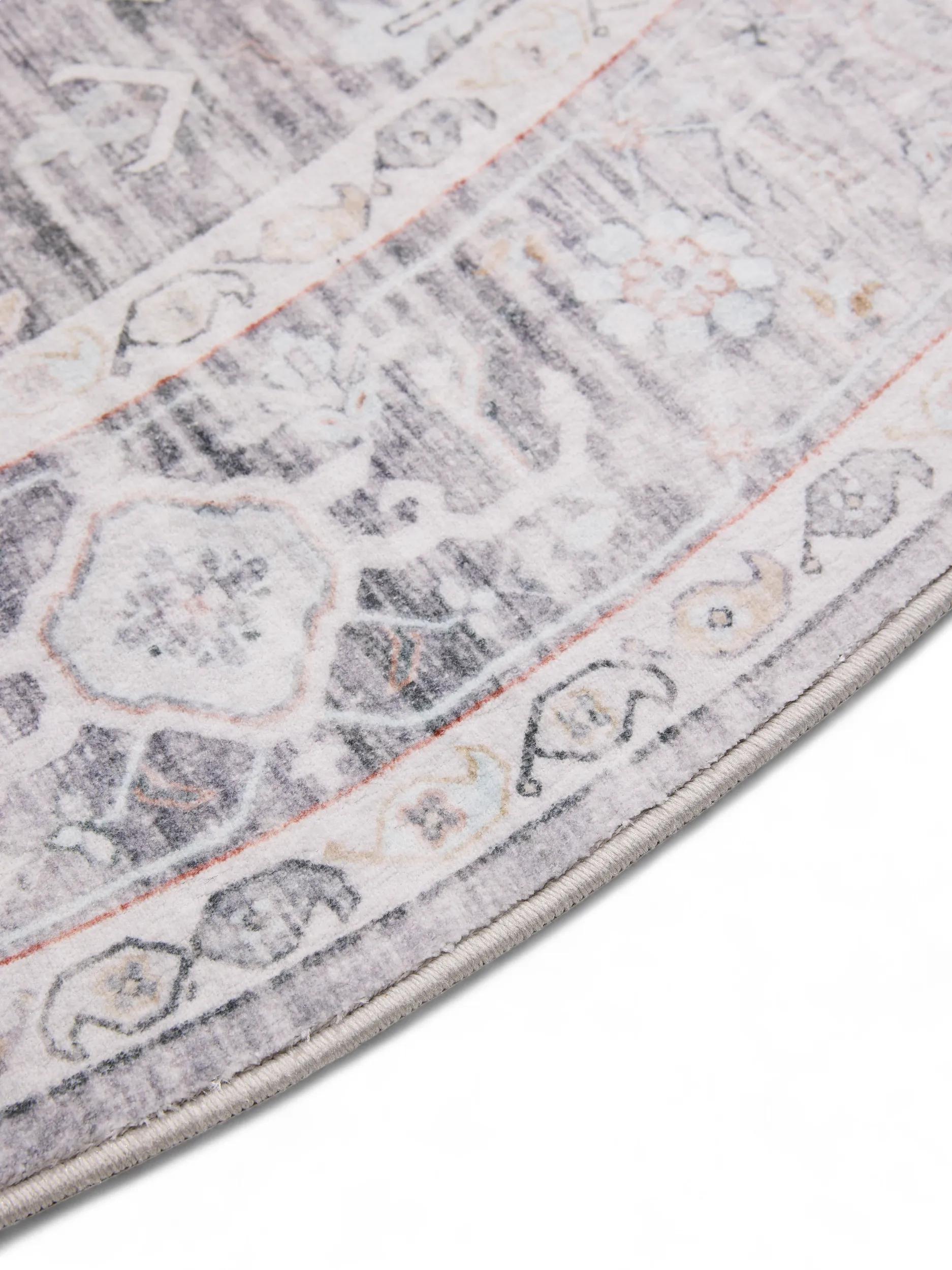 Tapis lavable Miray gris