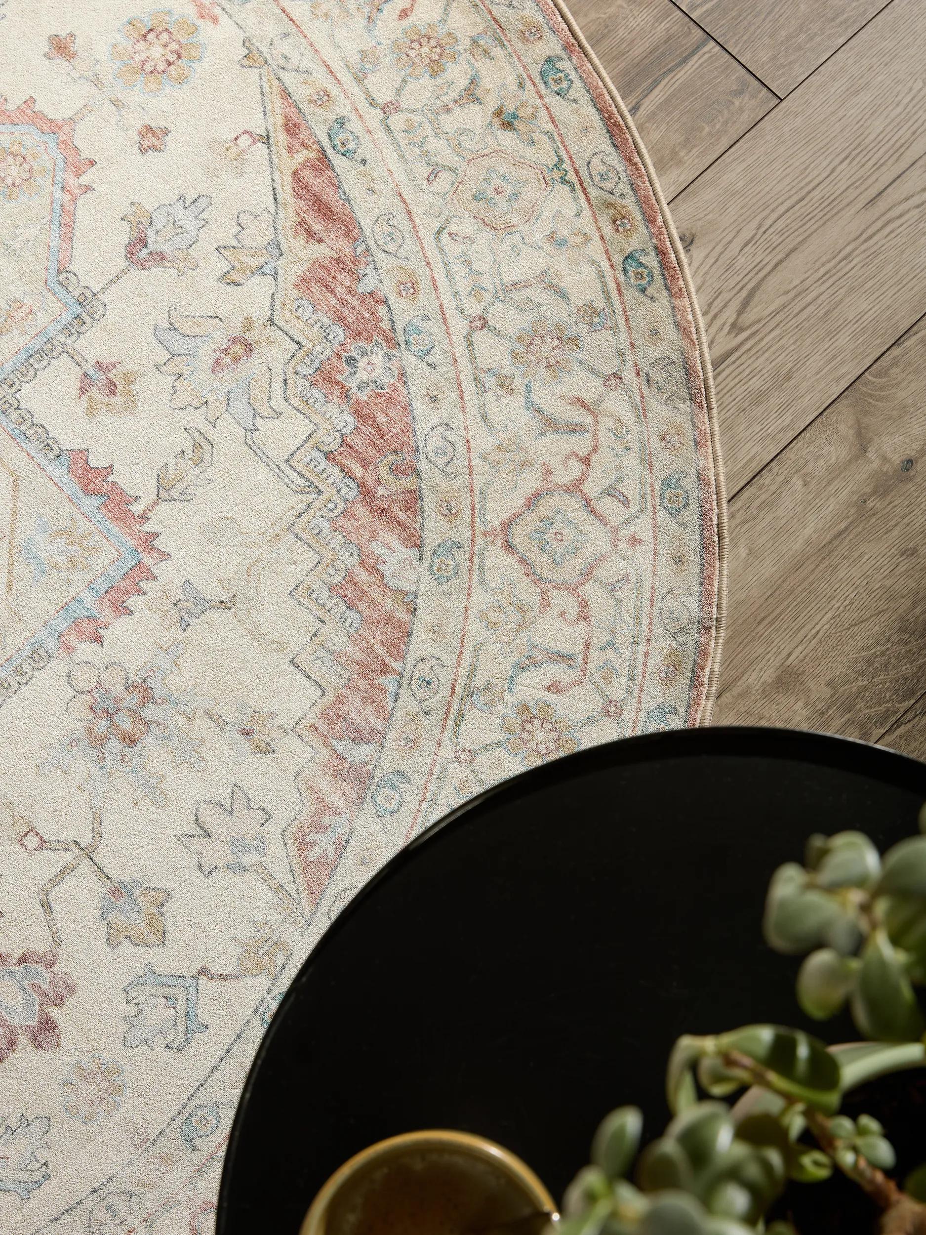 Washable Rug Miray Multicolour/Red