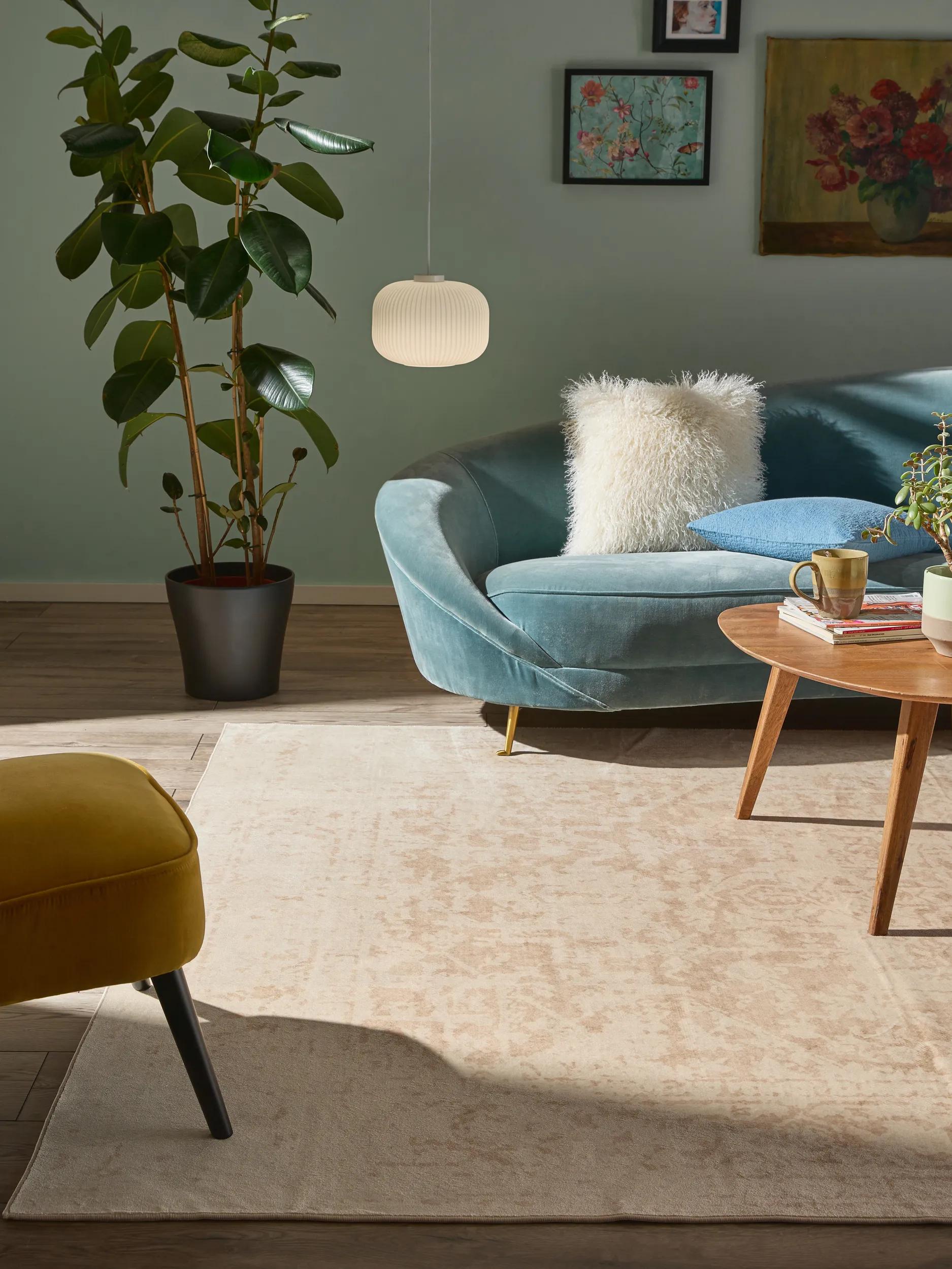 Washable Rug Miray Beige