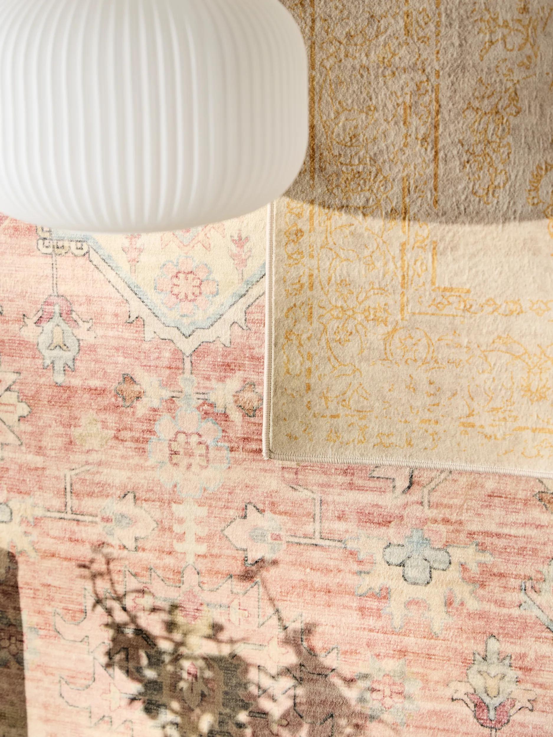 Washable Rug Miray Beige/Yellow