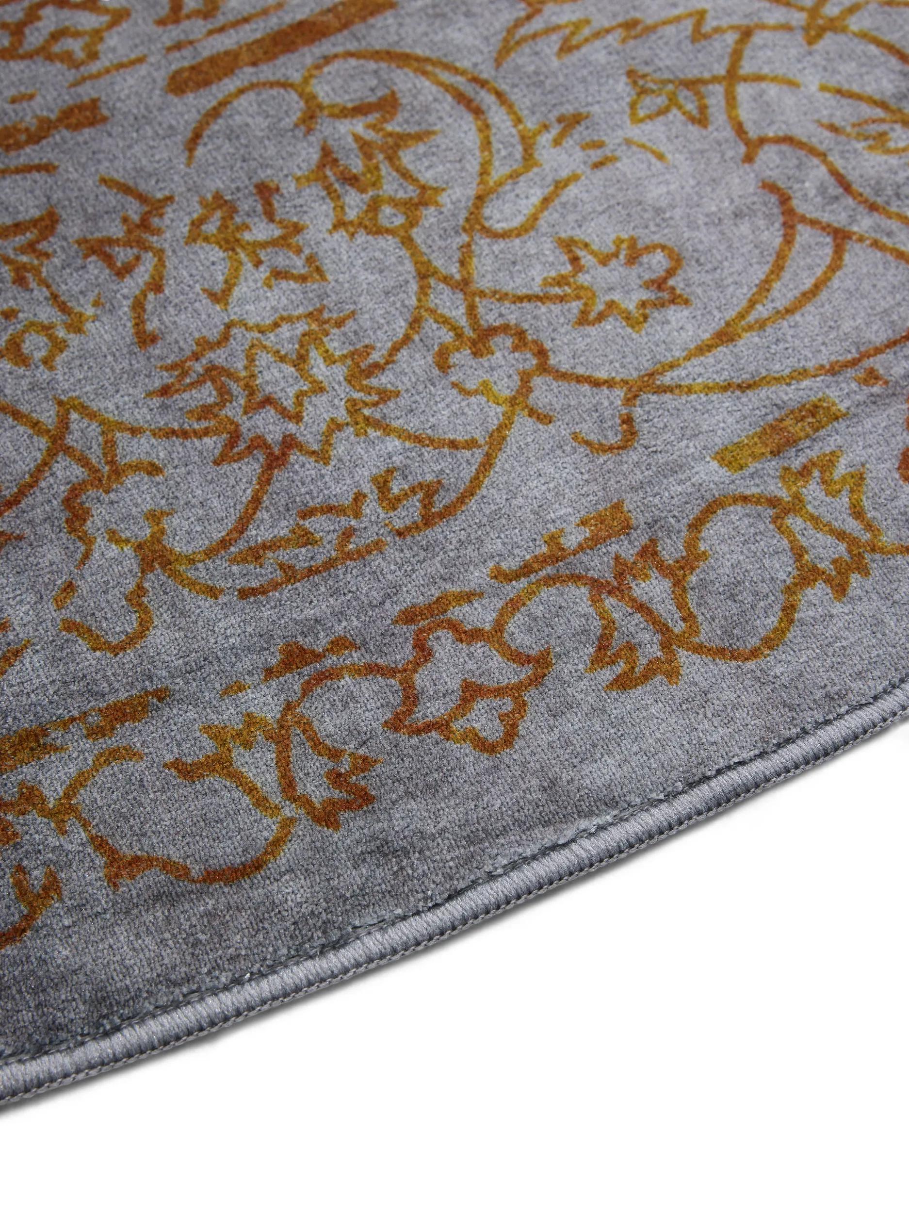 Alfombra lavable Miray Gris/Naranja