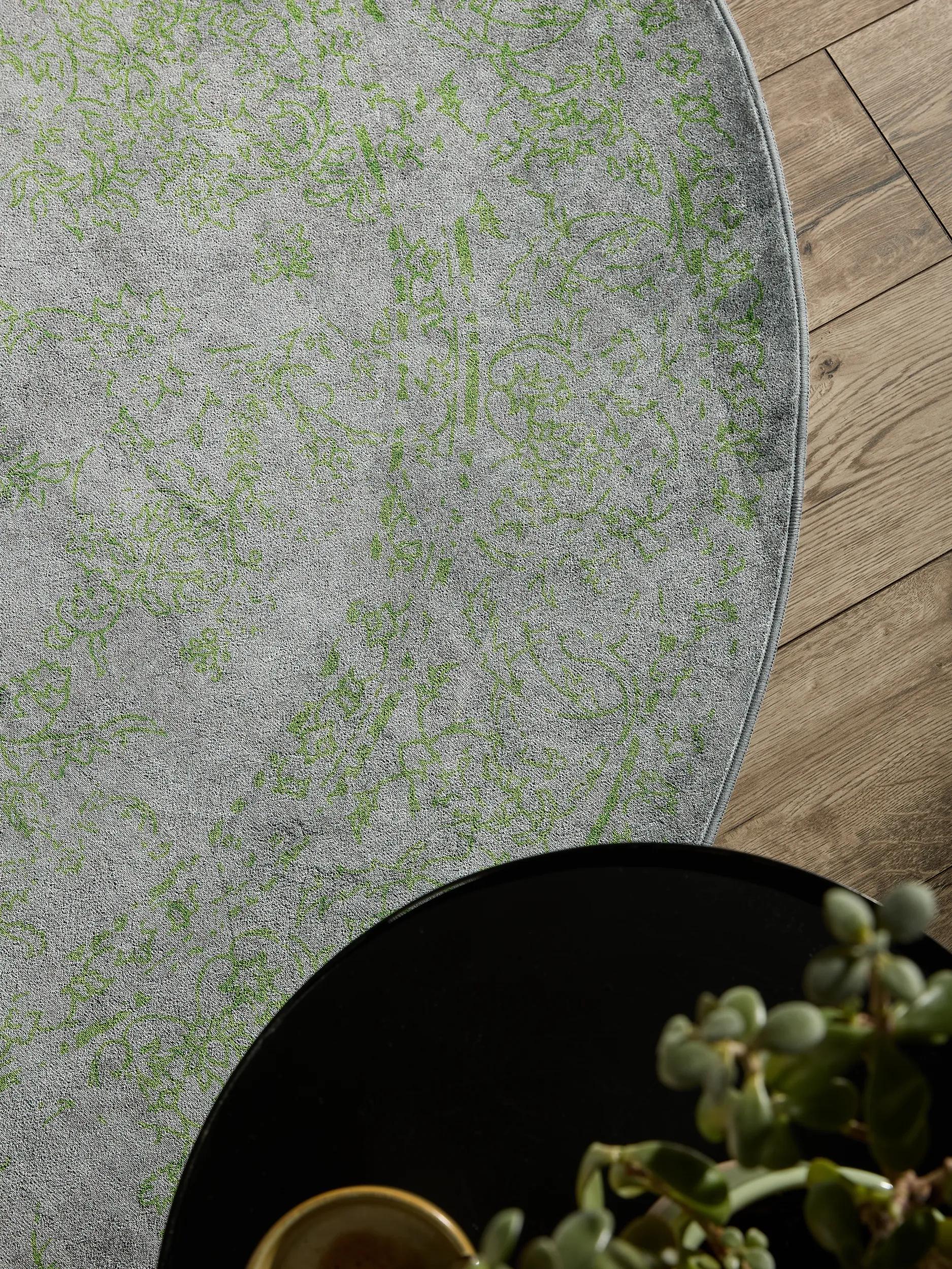 Washable Rug Miray Grey/Green