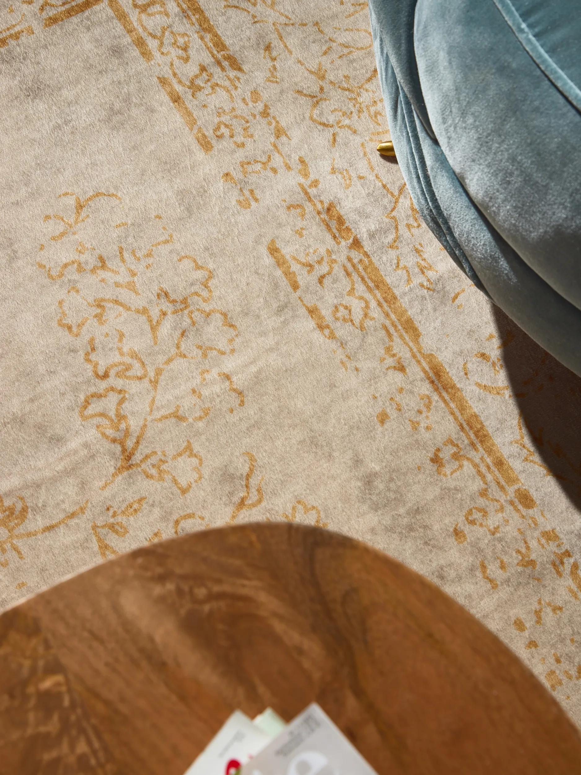 Washable Rug Miray Beige/Yellow