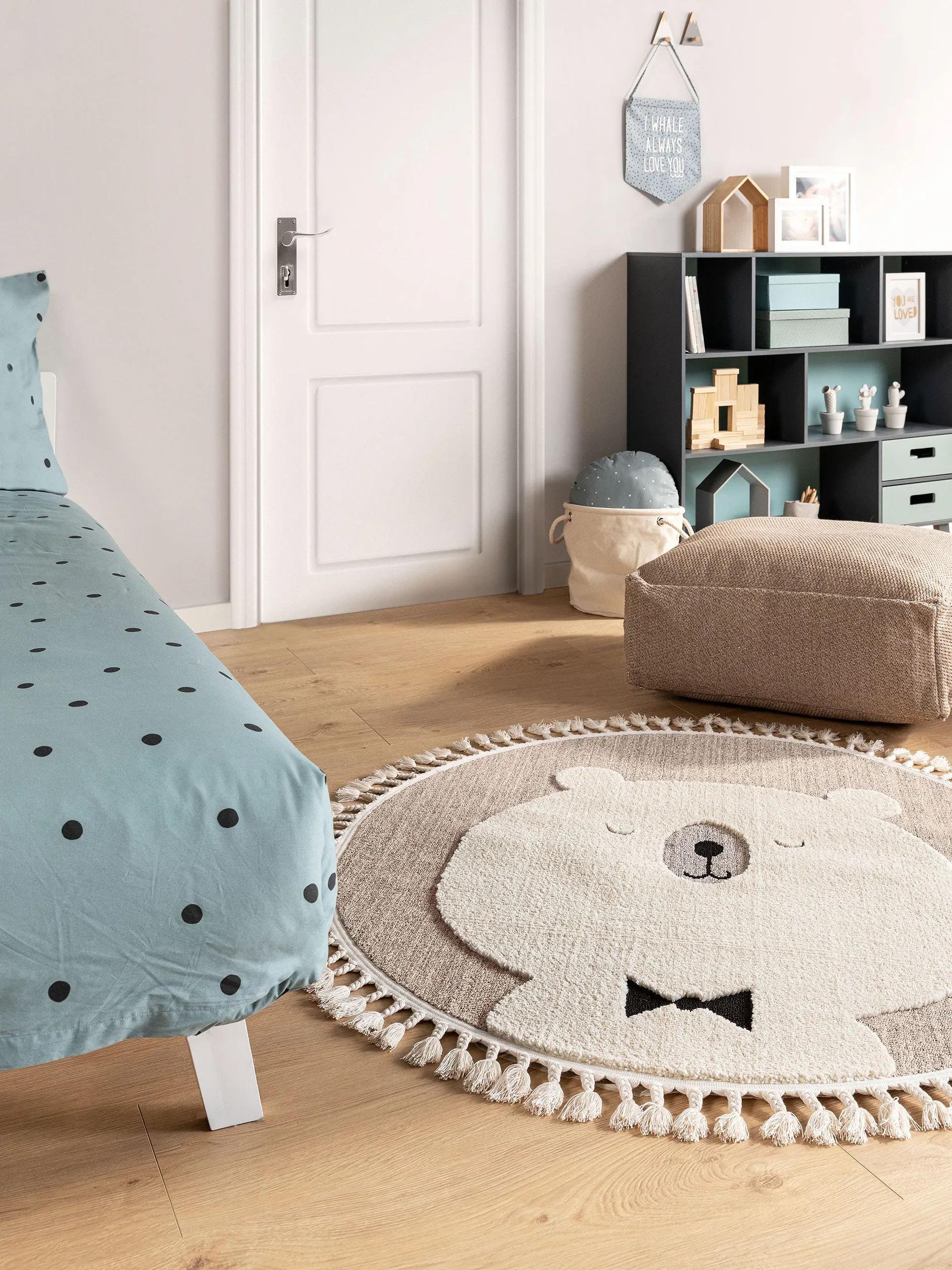 Alfombra infantil Momo beige