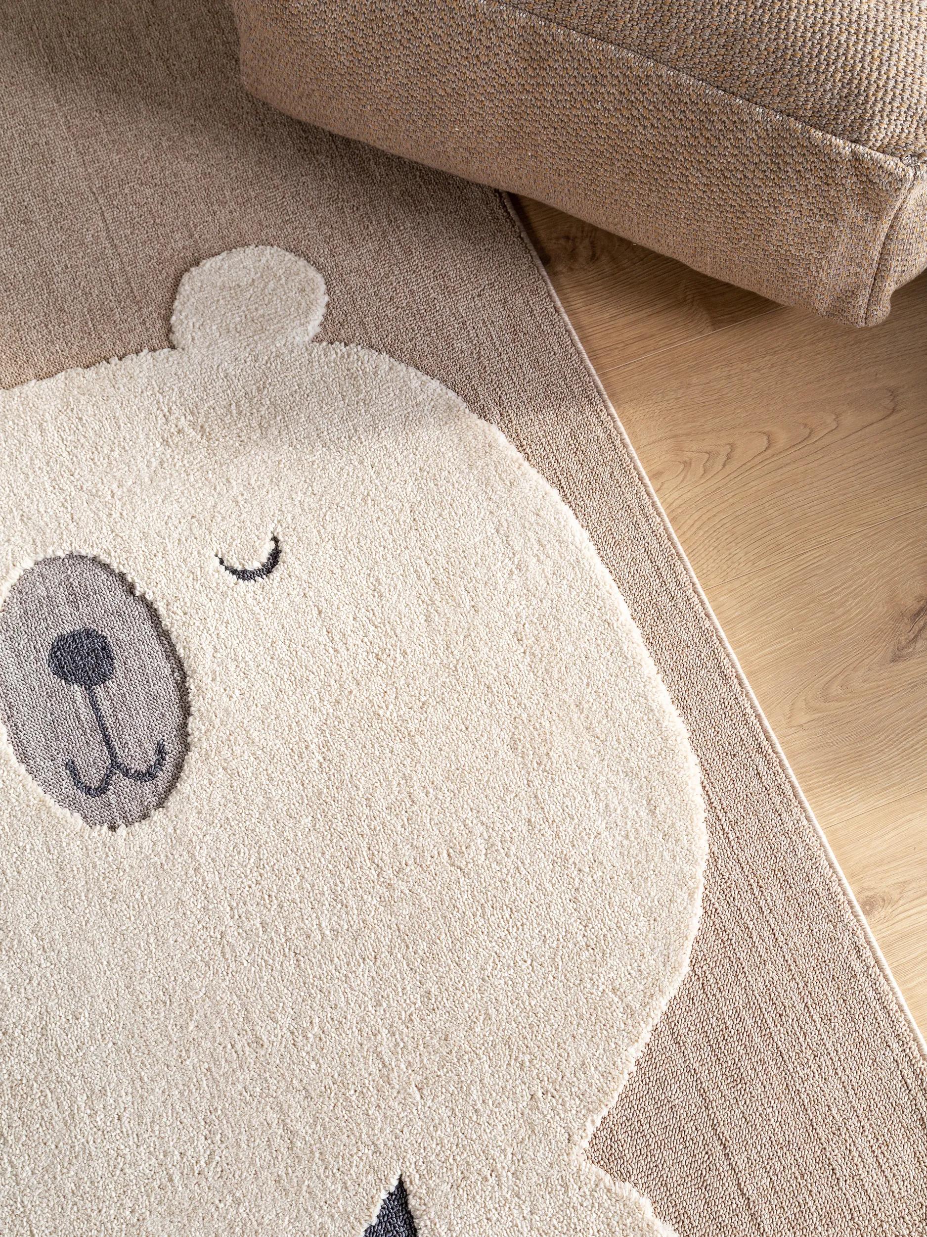 Tapis pour enfants Momo beige