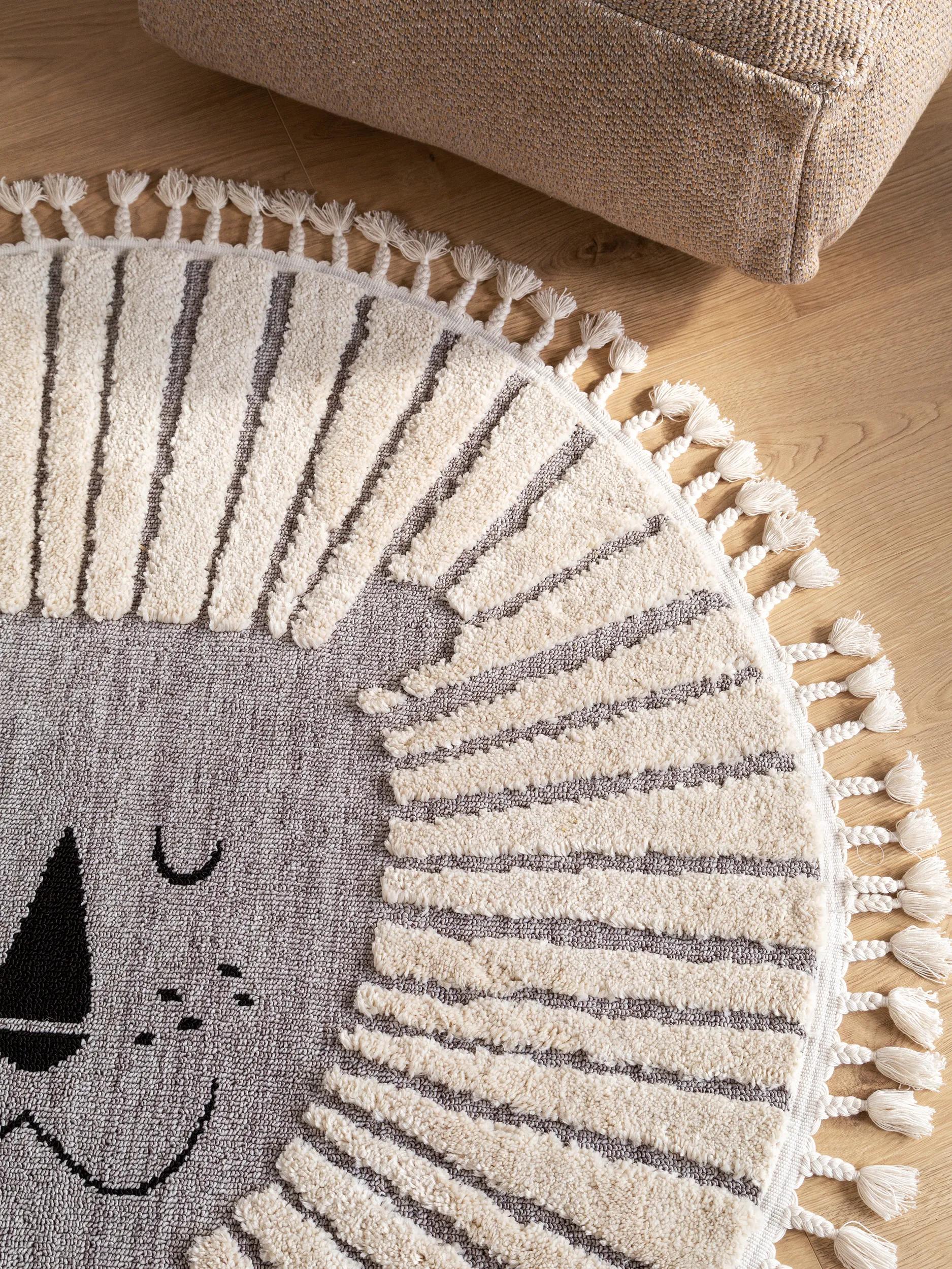 Alfombra infantil Momo gris