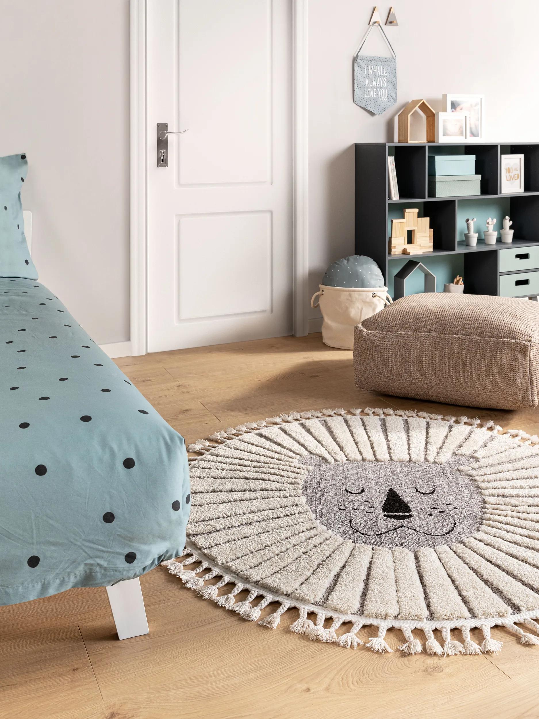 Alfombra infantil Momo gris