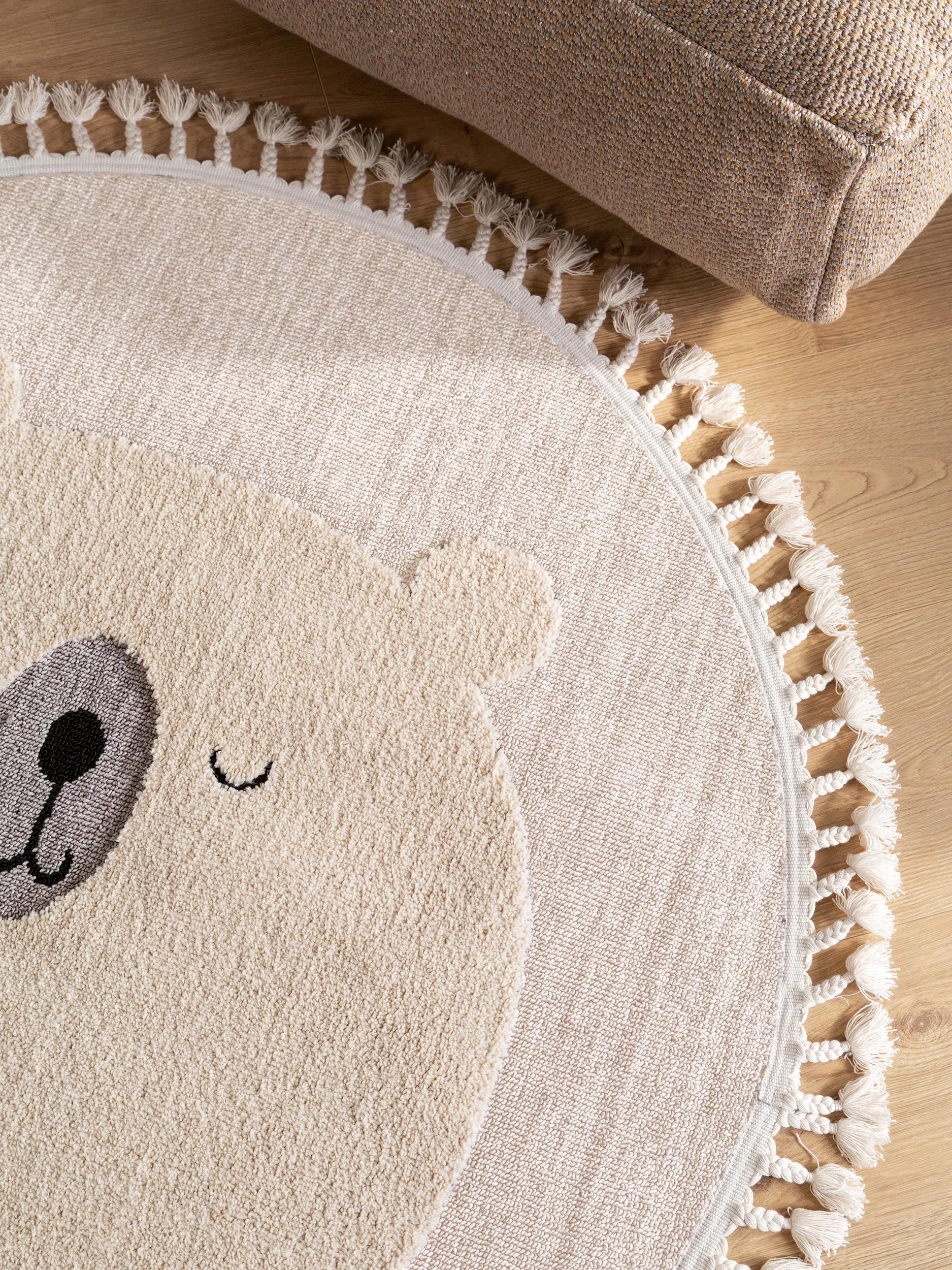 Alfombra infantil Momo crema