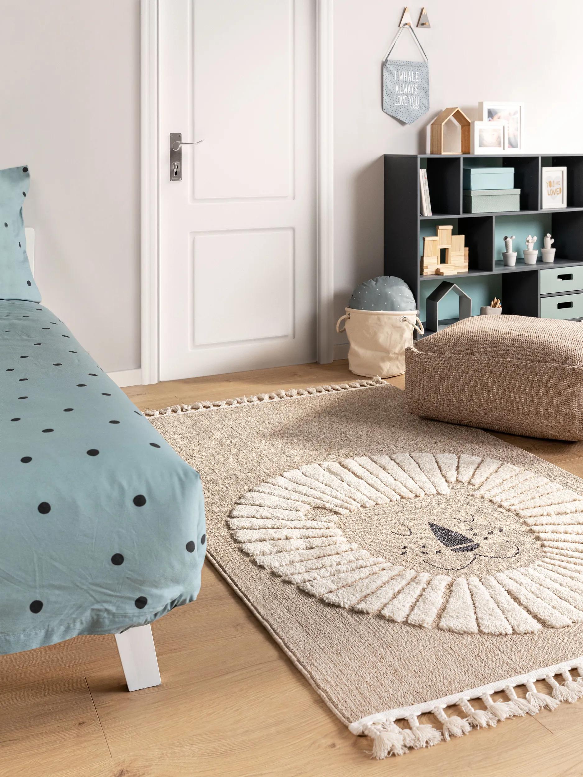 Kinderteppich Momo Beige