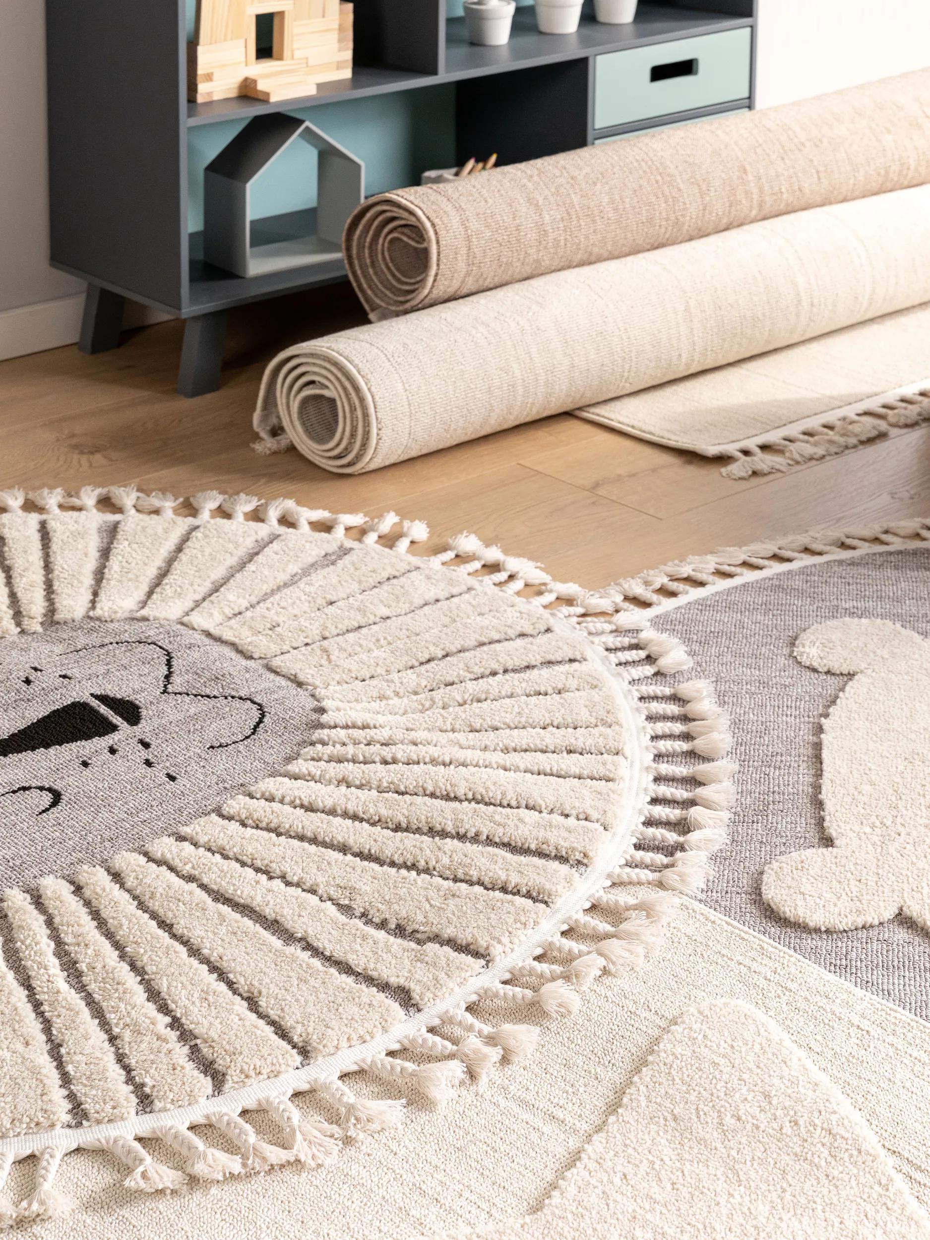 Alfombra infantil Momo gris