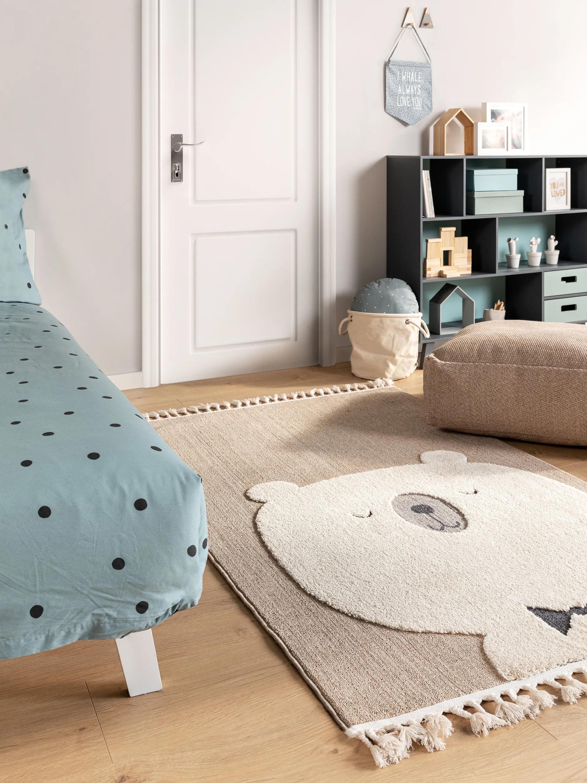 Tapis pour enfants Momo beige