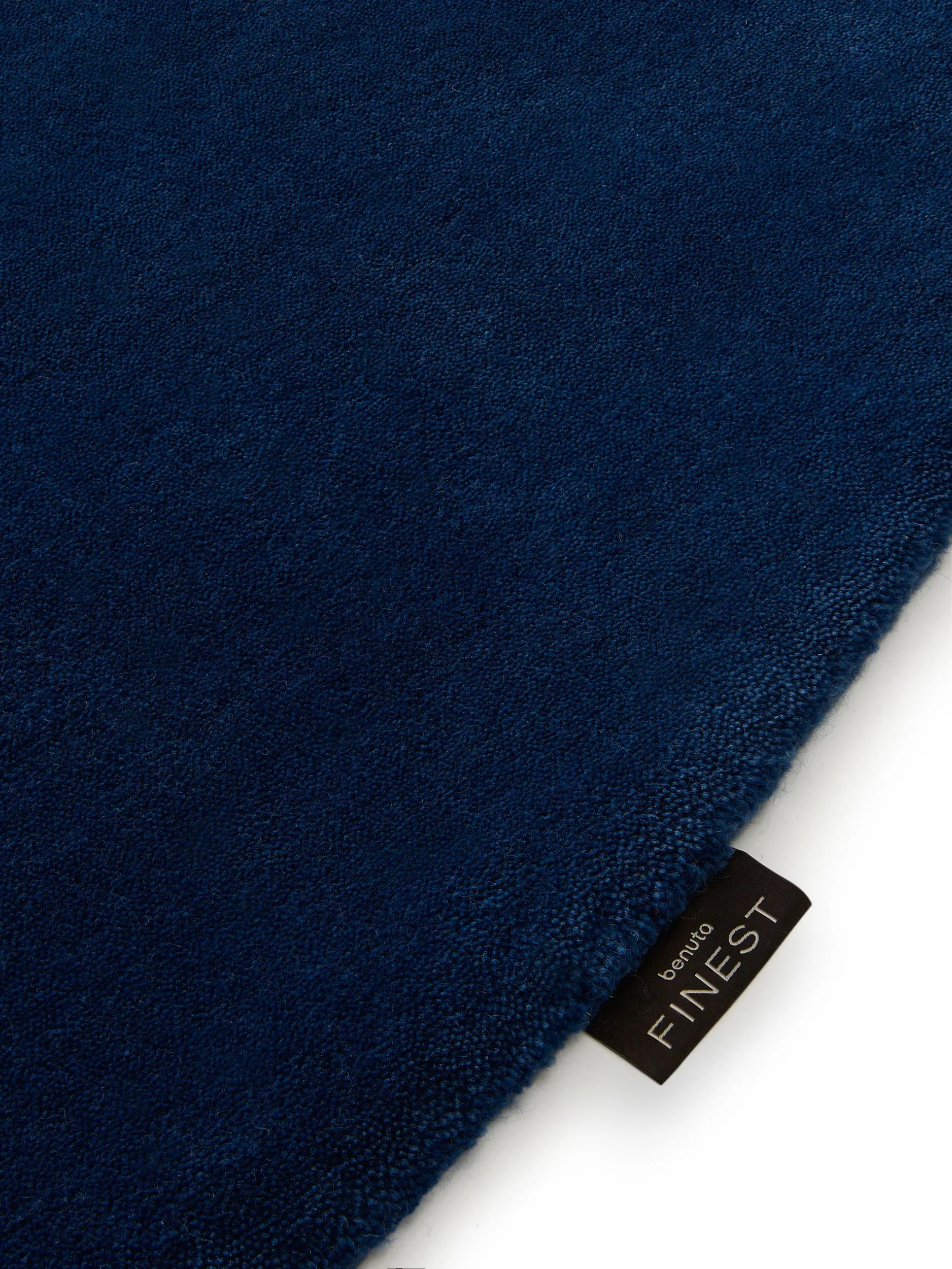 Wool Rug Mono Blue