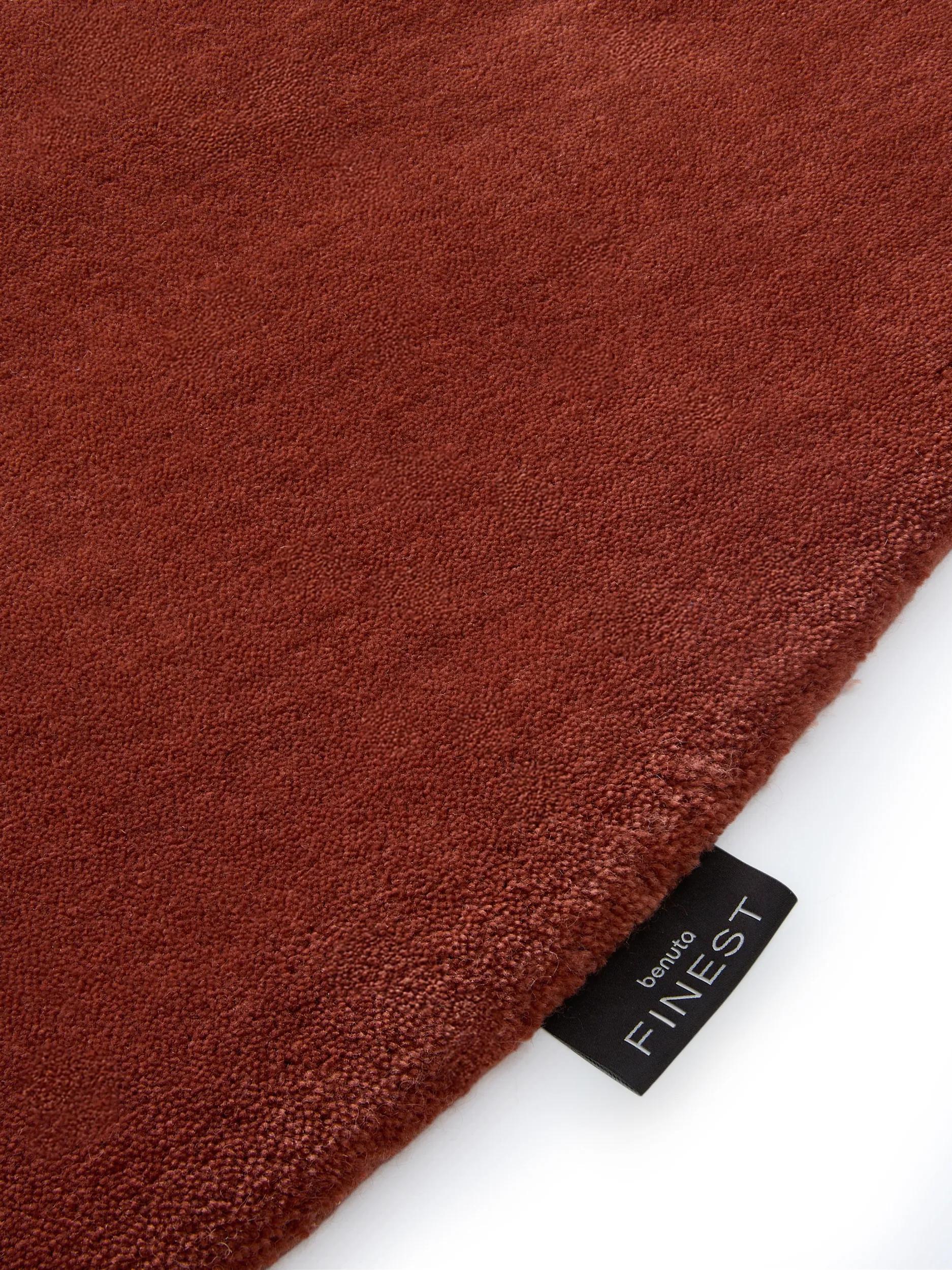 Wool Rug Mono Terracotta