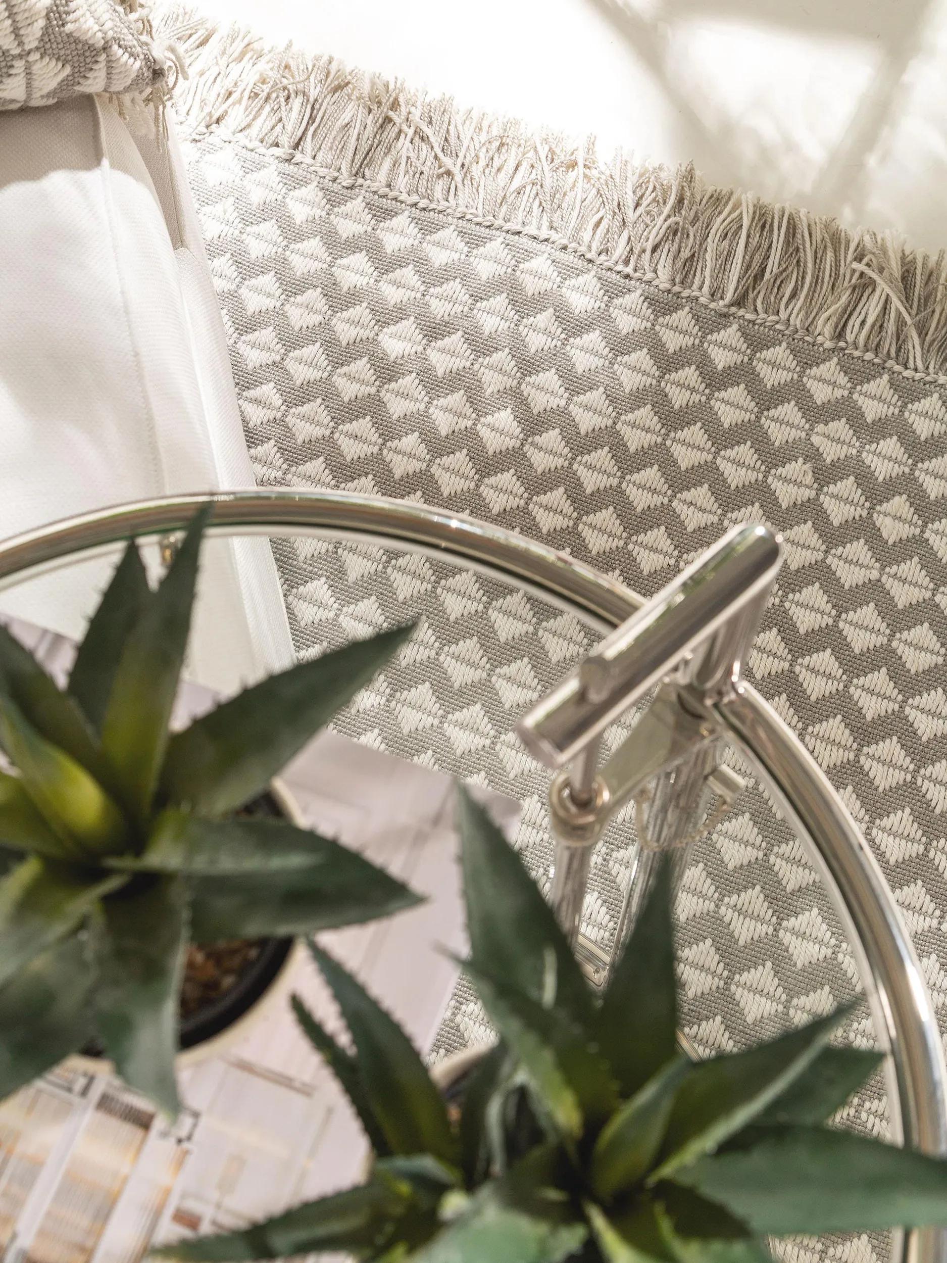 Teppich aus recyceltem Material Morty Grau