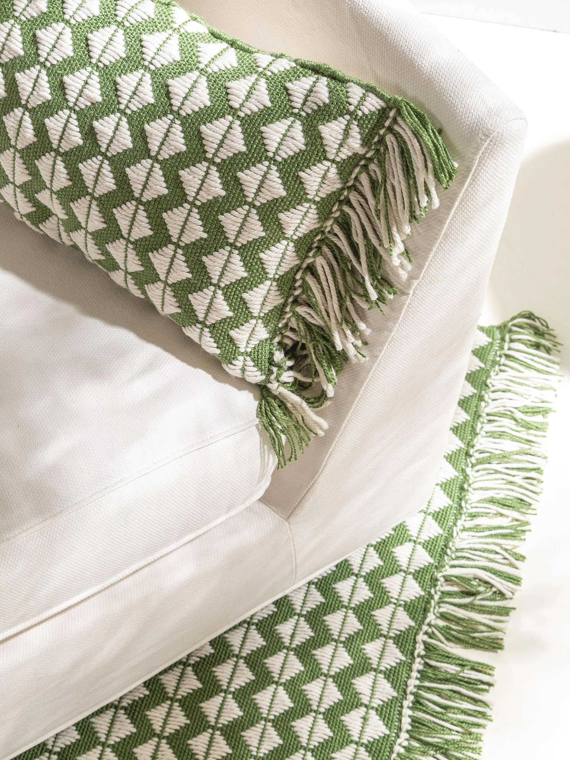In- & Outdoor cushion Morty Green
