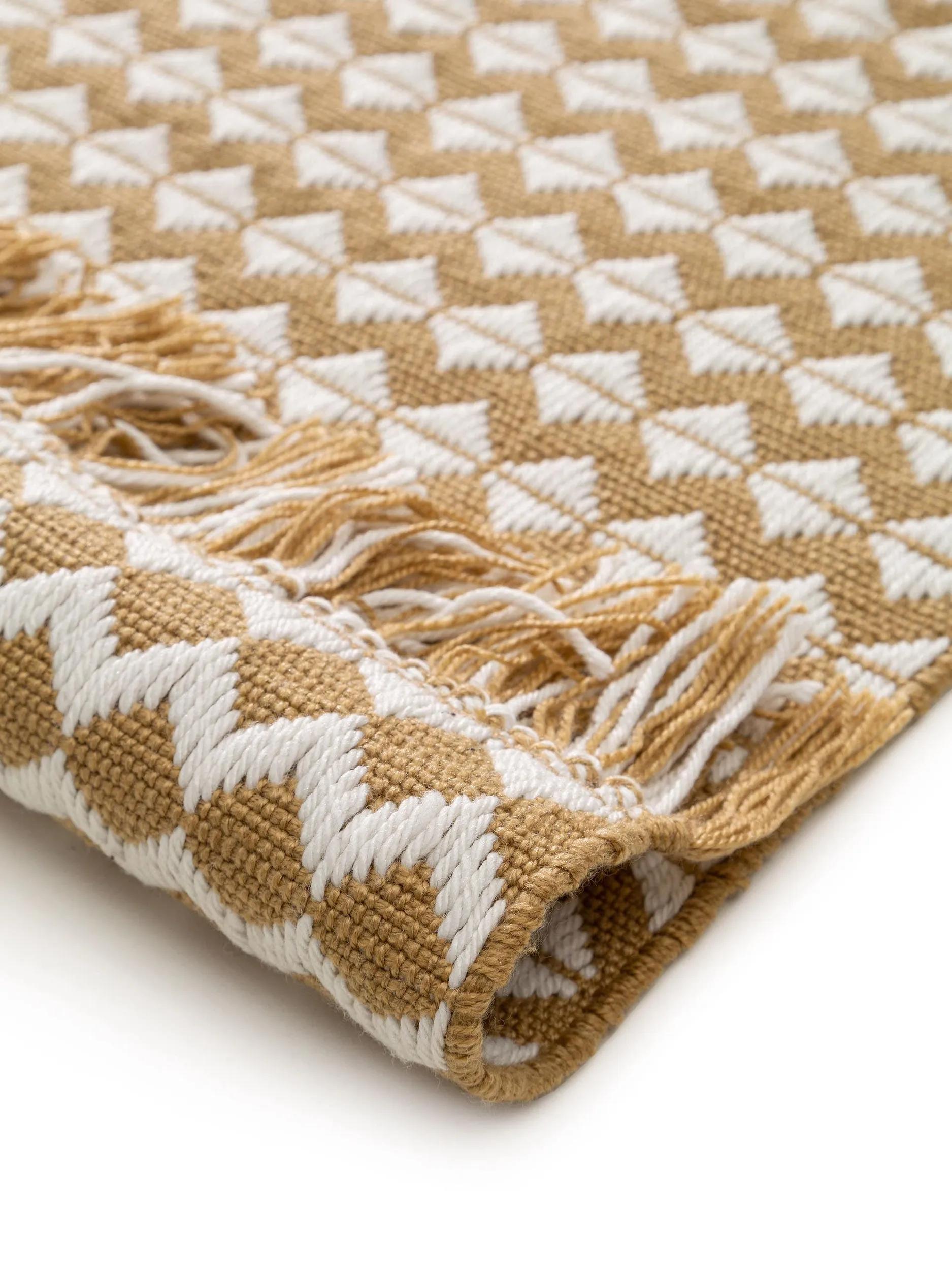 Rug made from recycled material Morty Yellow