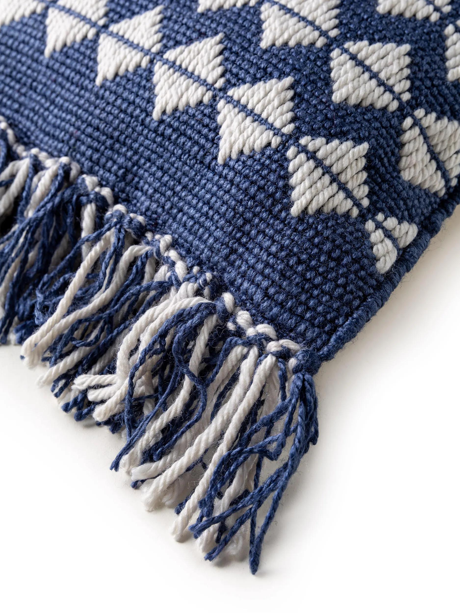 In- & Outdoor cushion Morty Dark Blue