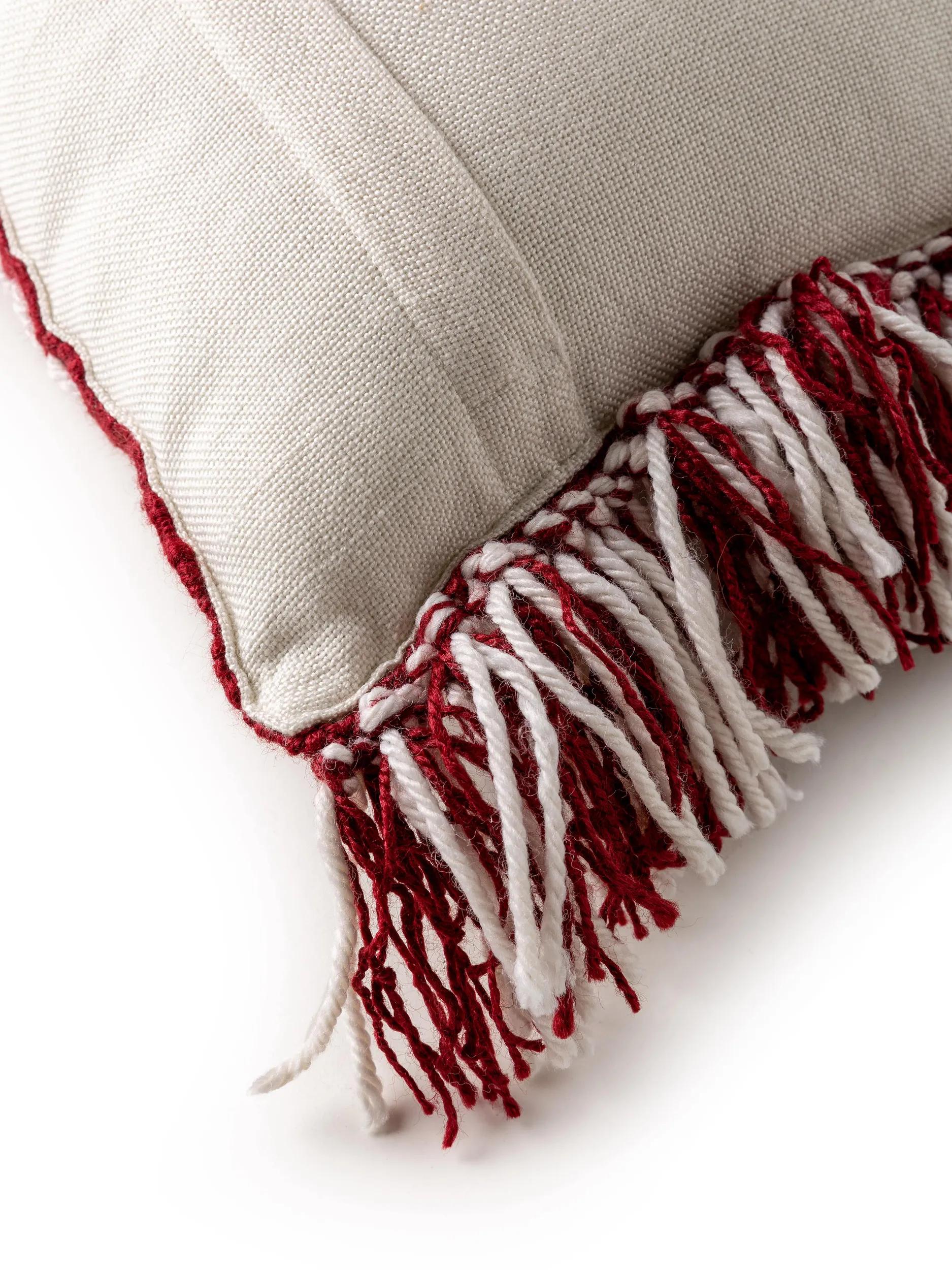 In- & Outdoor cushion Morty Red