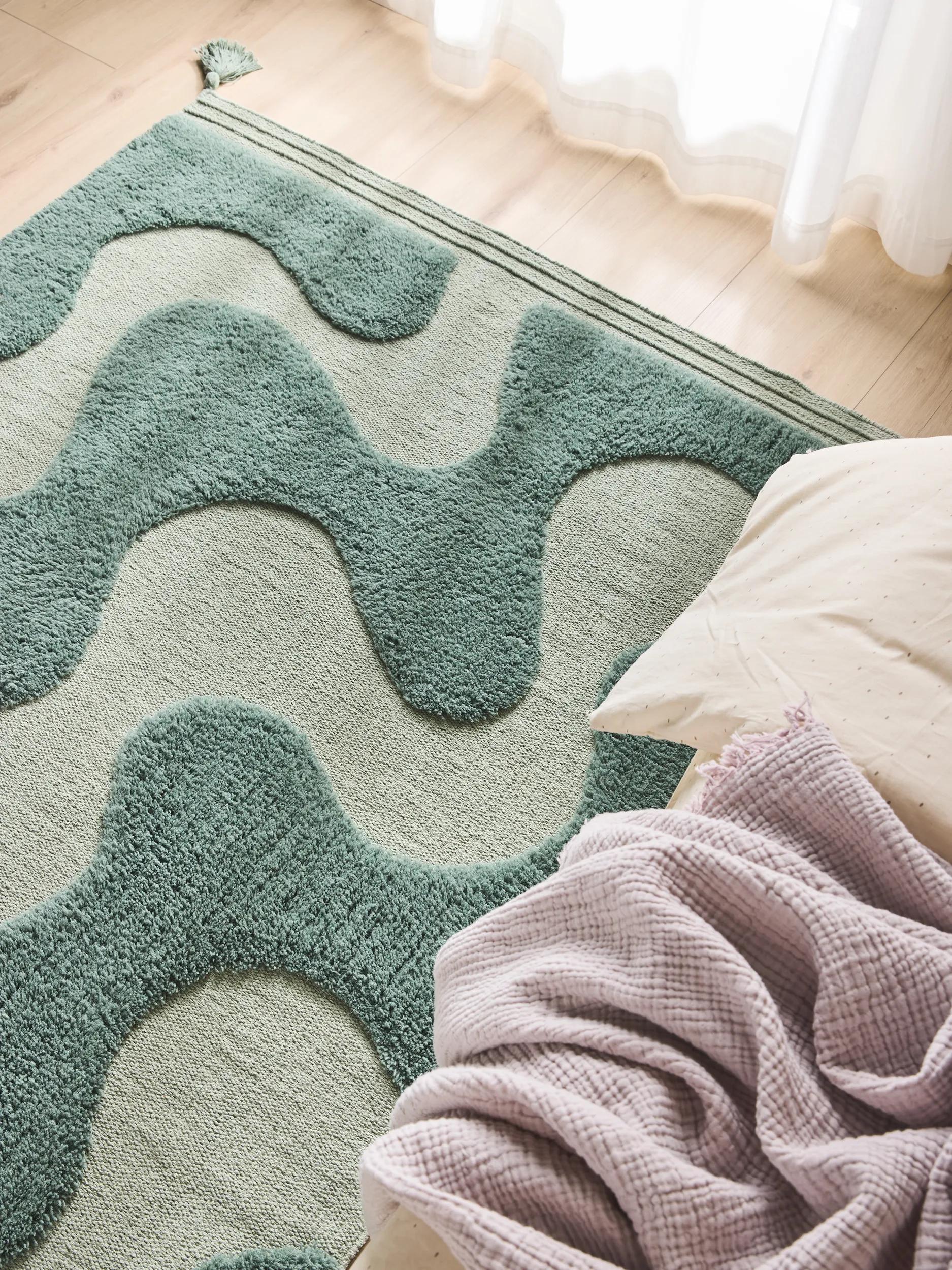 Kids rug Muriel Green/Turquoise