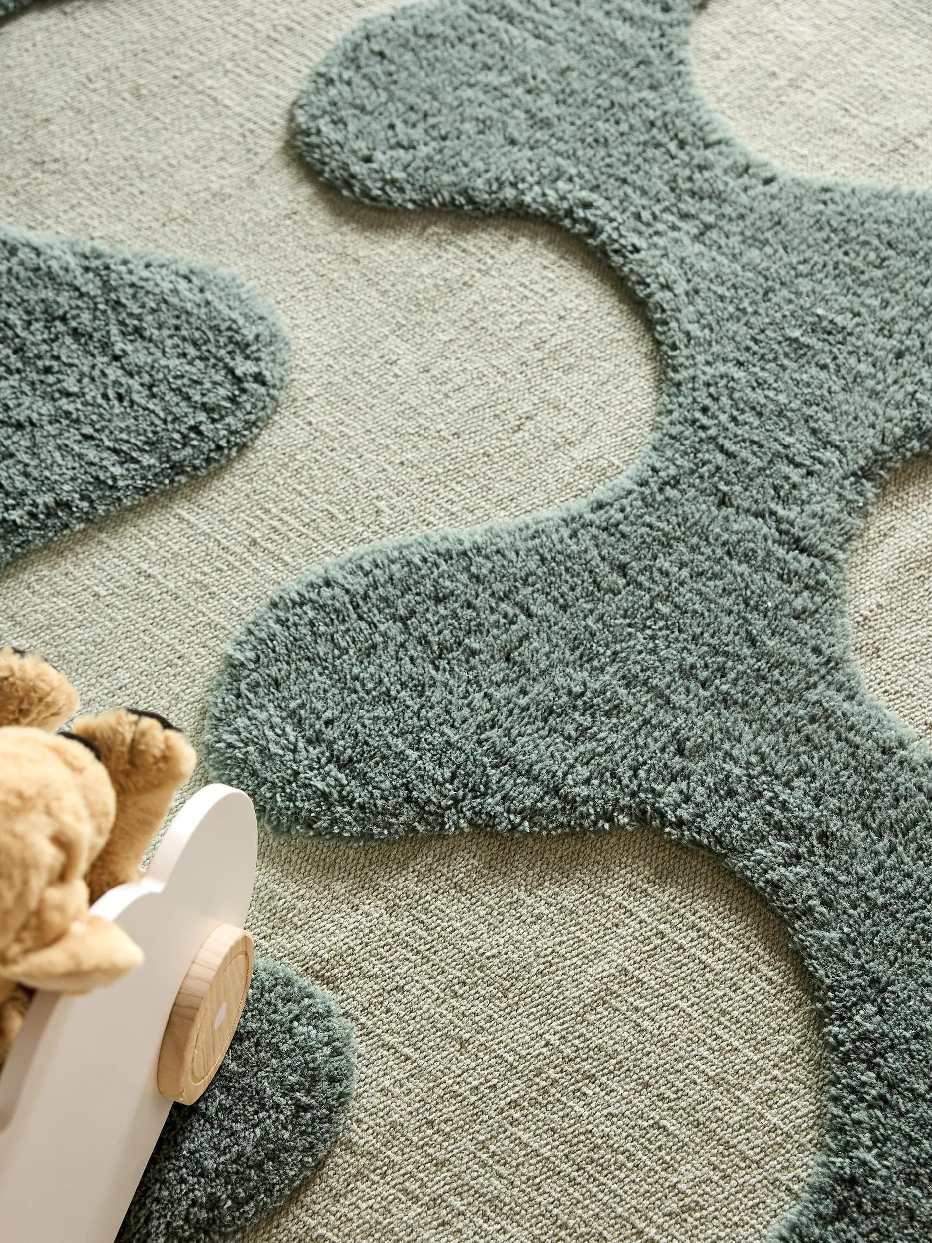 Kids rug Muriel Green/Turquoise
