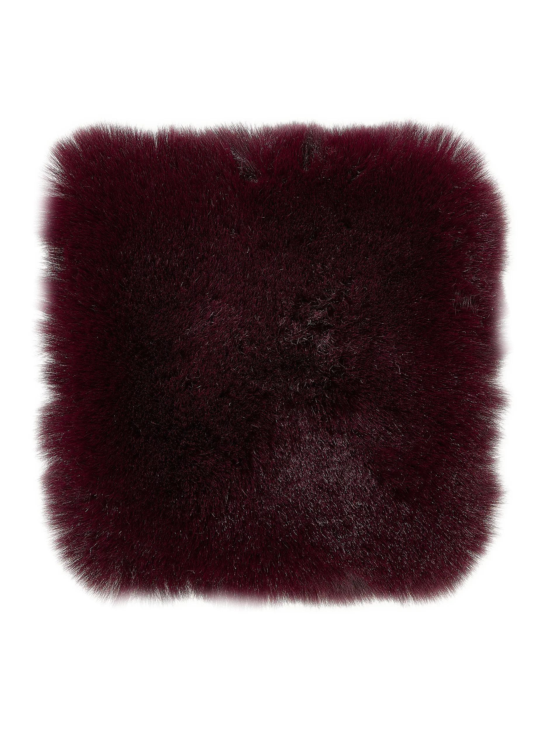 Shaggy rug Lux Bordeaux