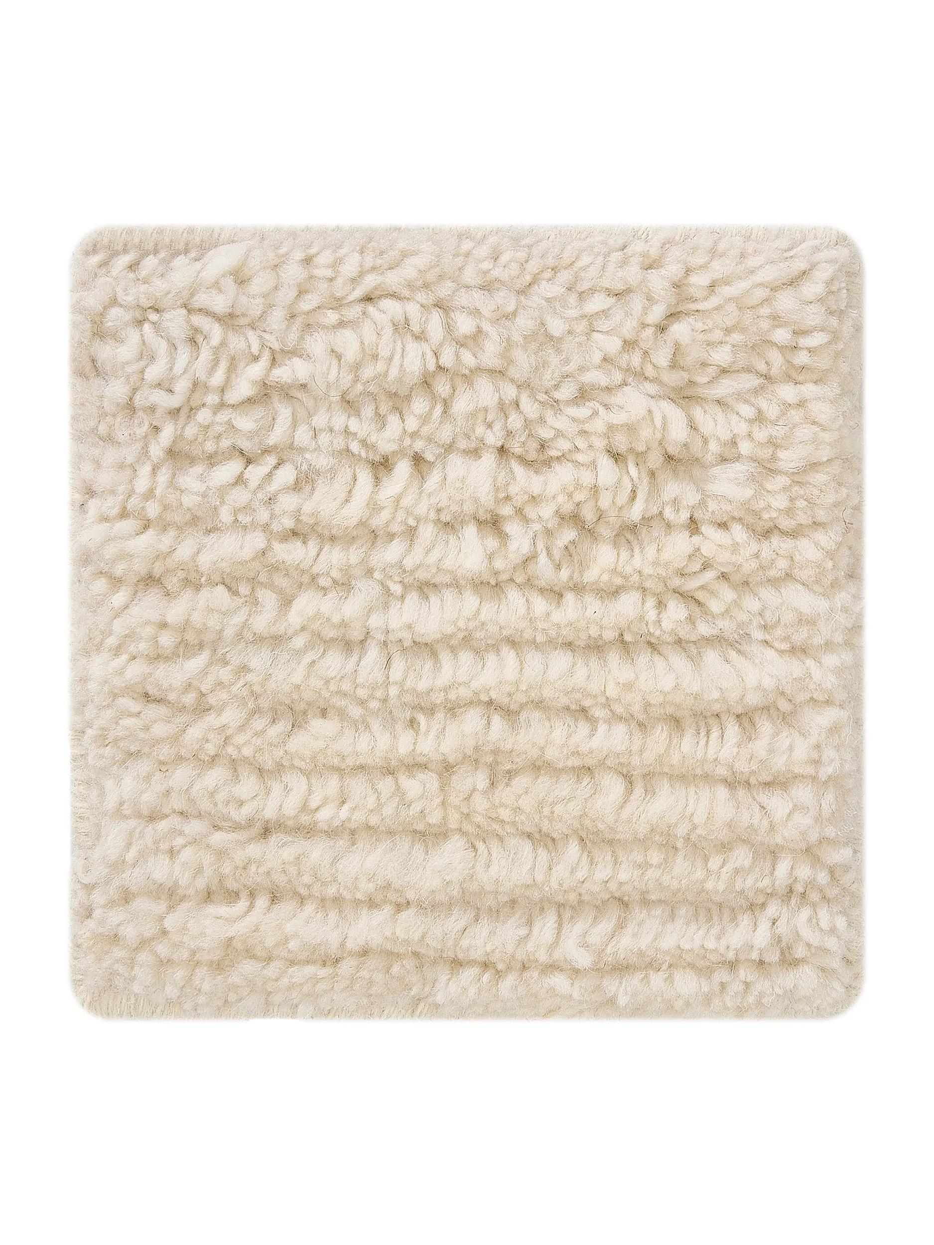 Wool rug Leon Cream