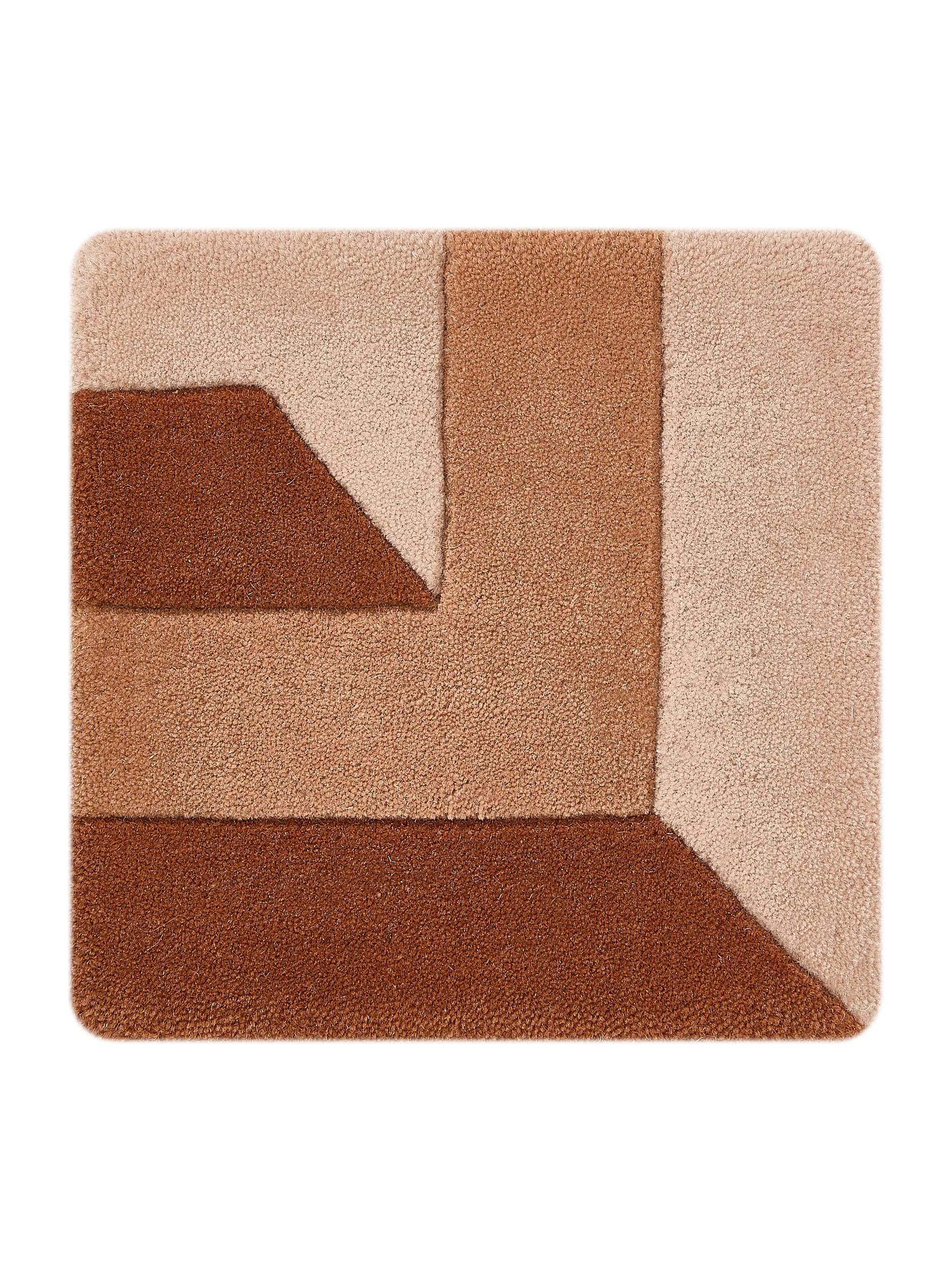 Wool Rug Tilo Terracotta