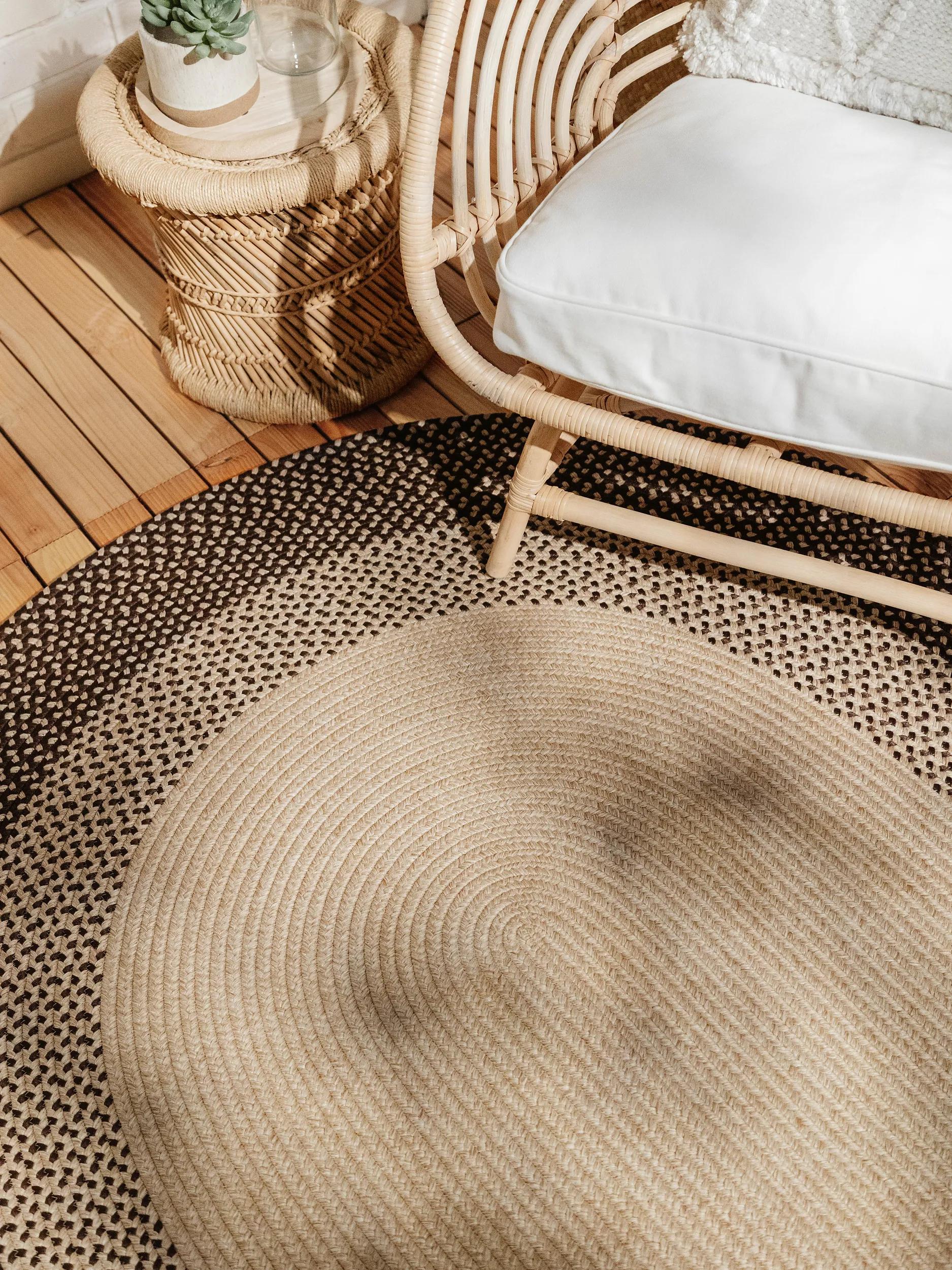 Alfombra para interior y exterior Nandi Marrón