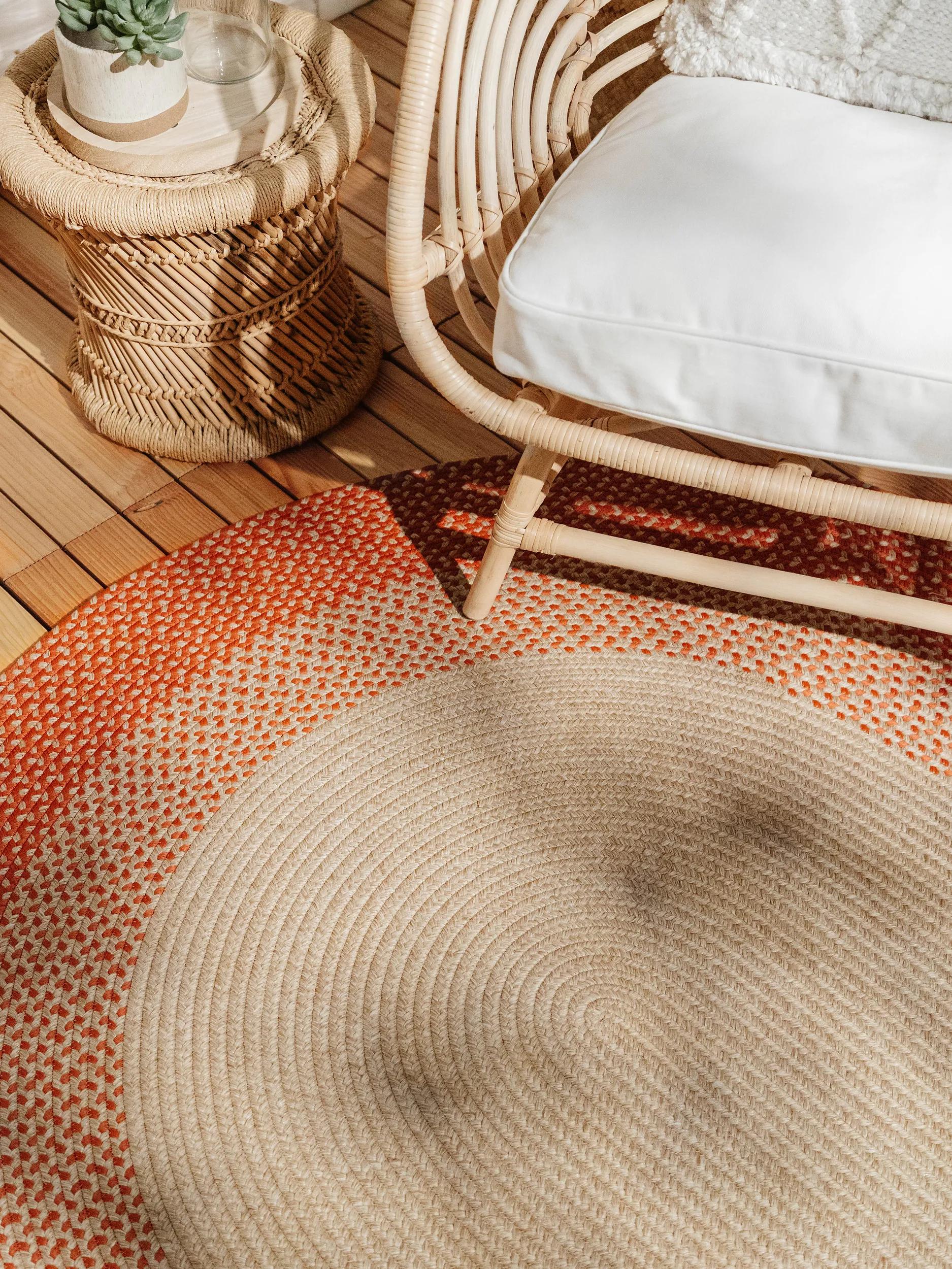 In- & Outdoor Teppich Nandi Terrakotta