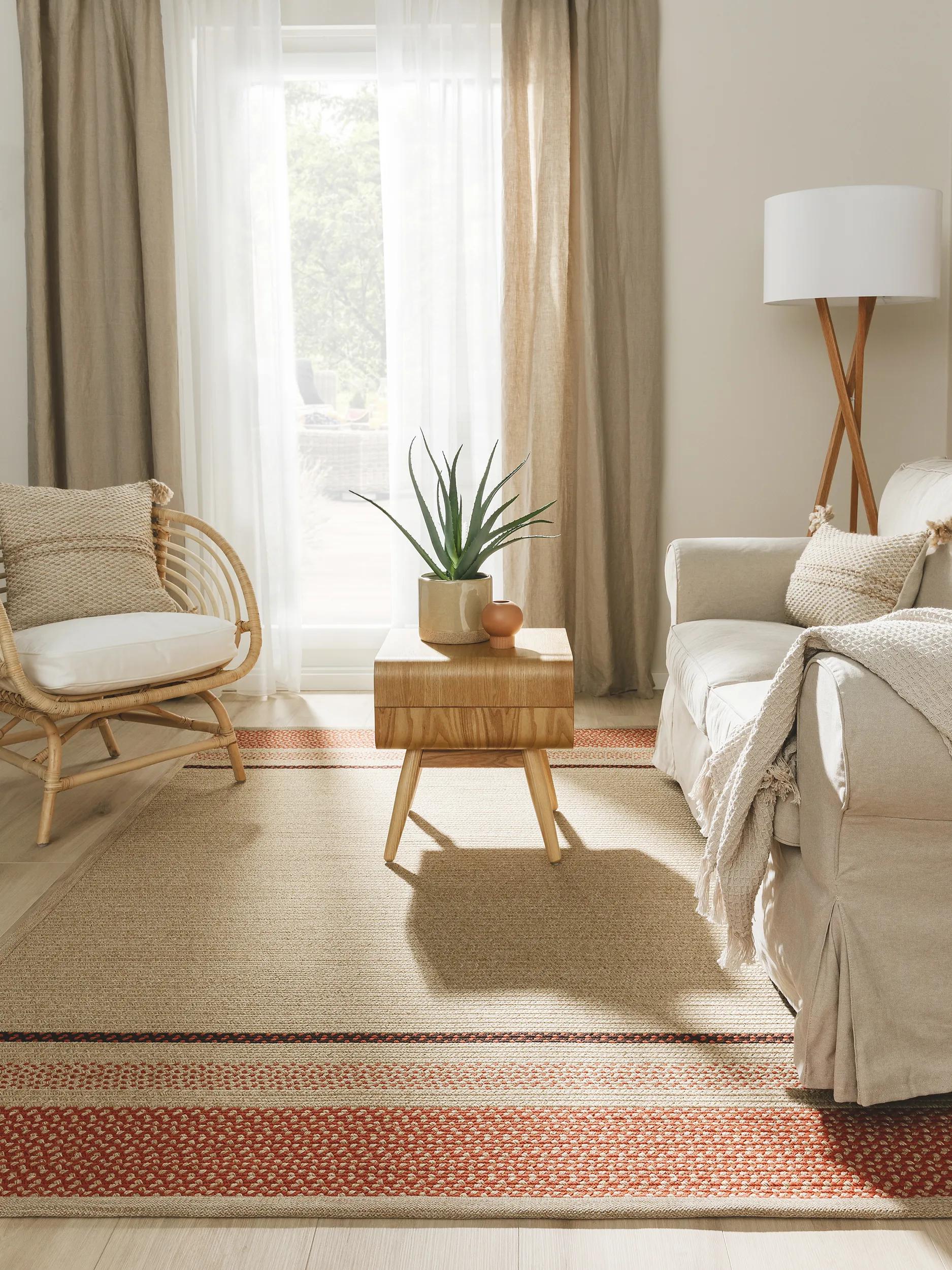 In- & Outdoor Rug Nandi Terracotta