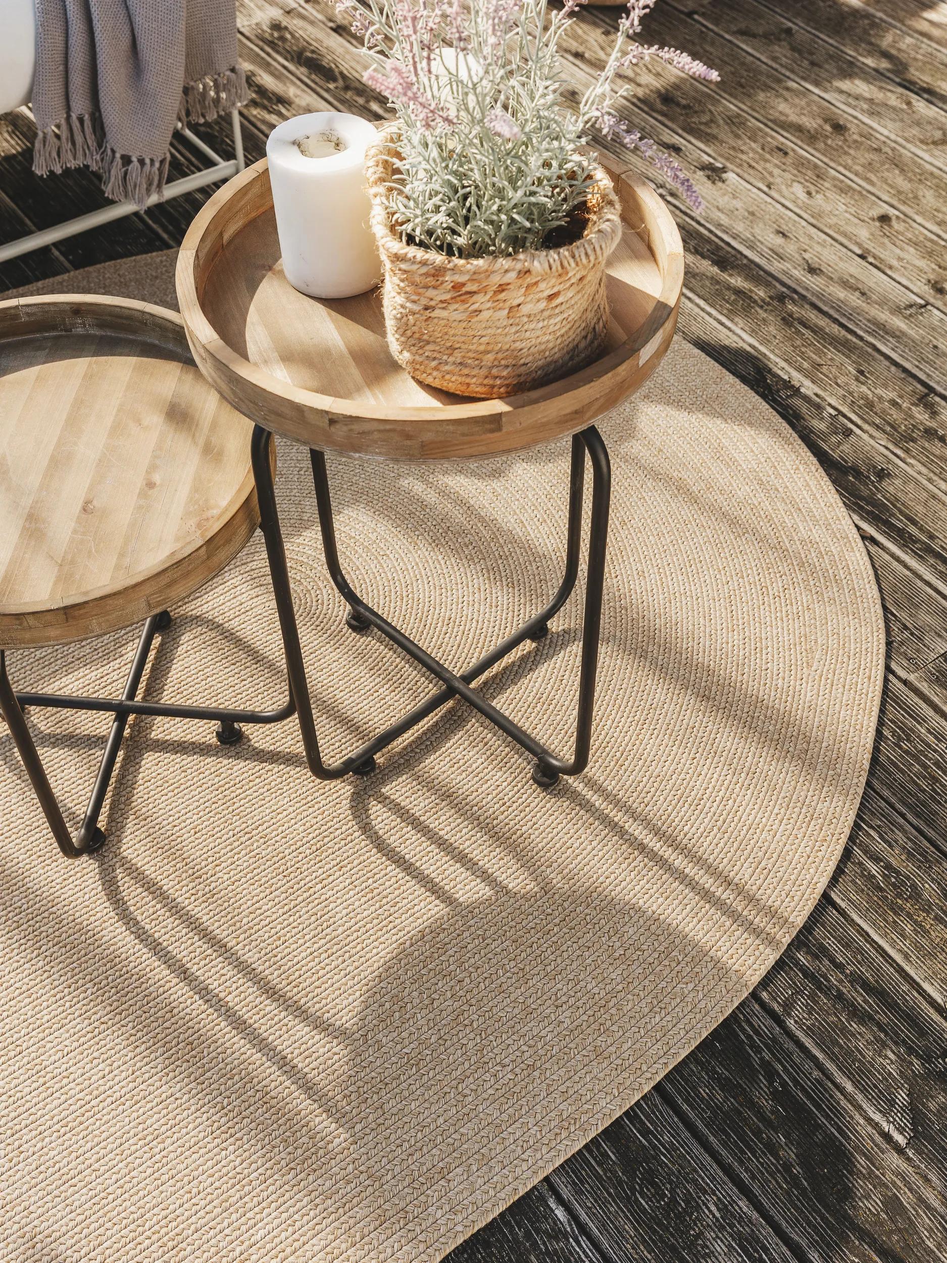 In- & Outdoor Teppich Nandi Beige