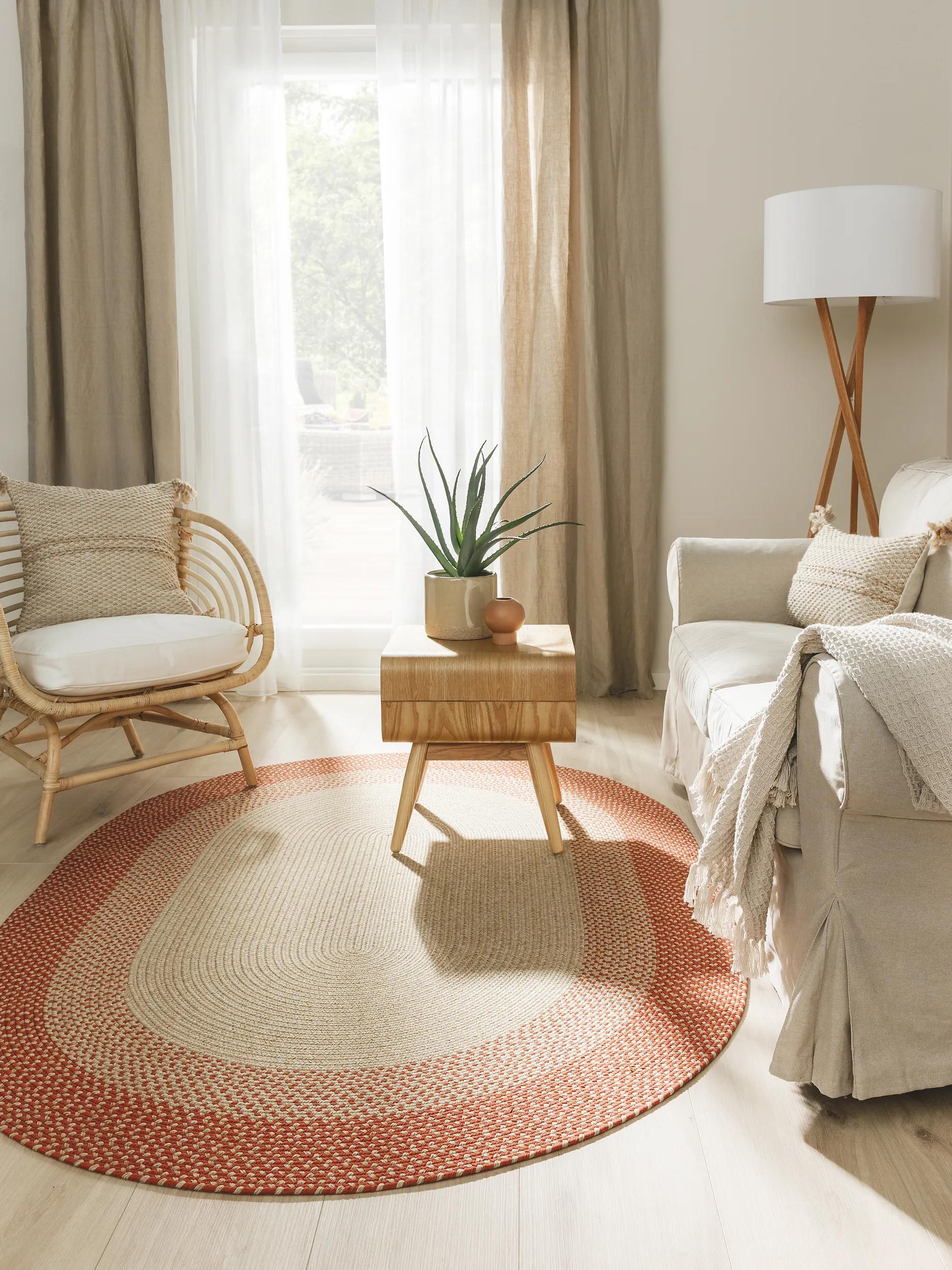 In- & Outdoor Teppich Nandi Terrakotta